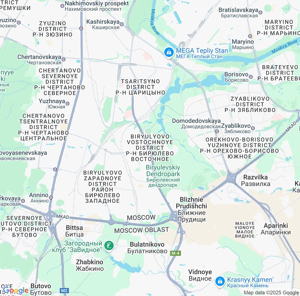 Map image for Intellectual Property Lawyers in Biryulevo and Moscow IP firms at coordinates  ; .