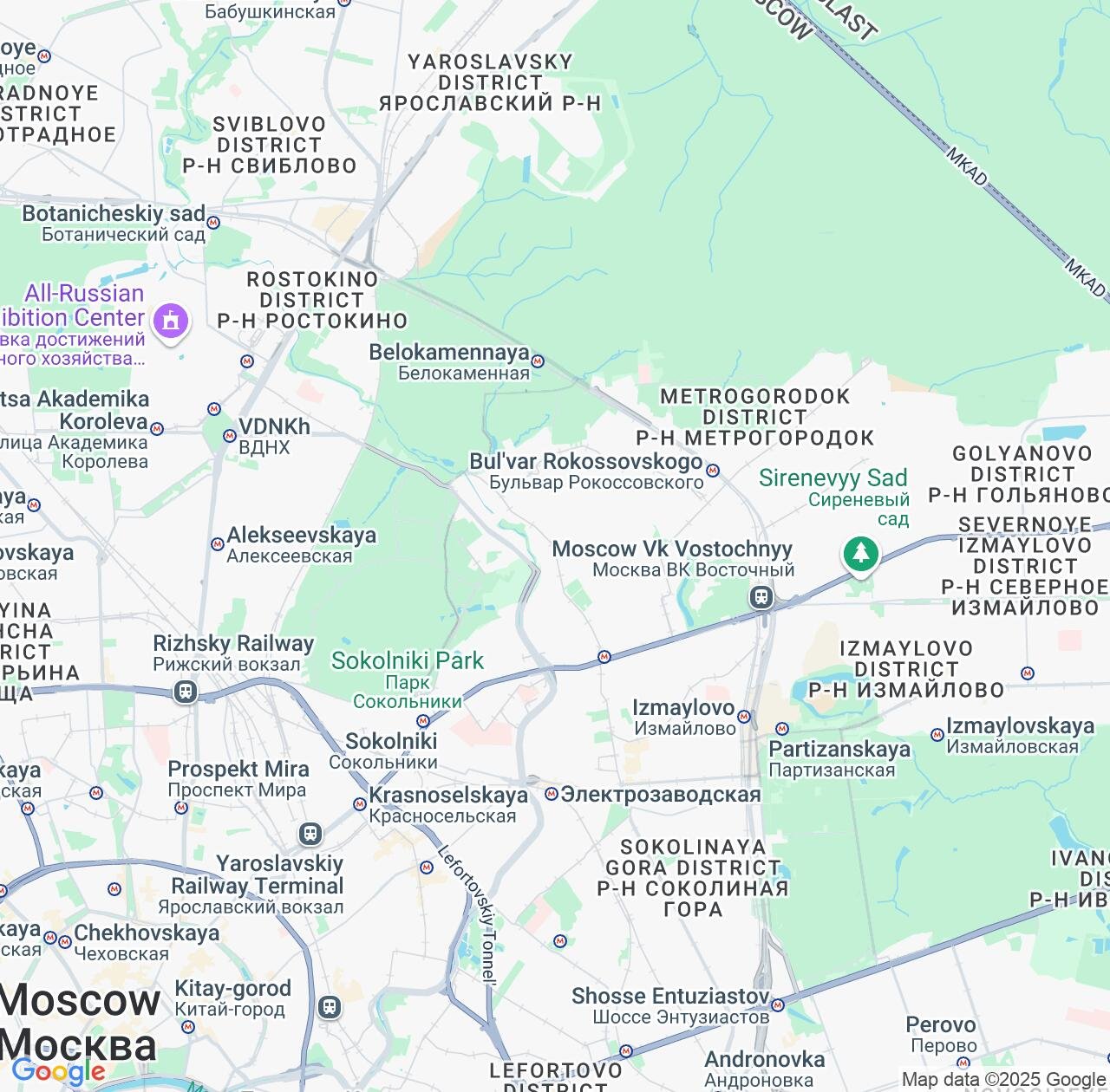 Map image for Intellectual Property Lawyers in Bogorodskoye and Moscow IP firms at coordinates  ; .