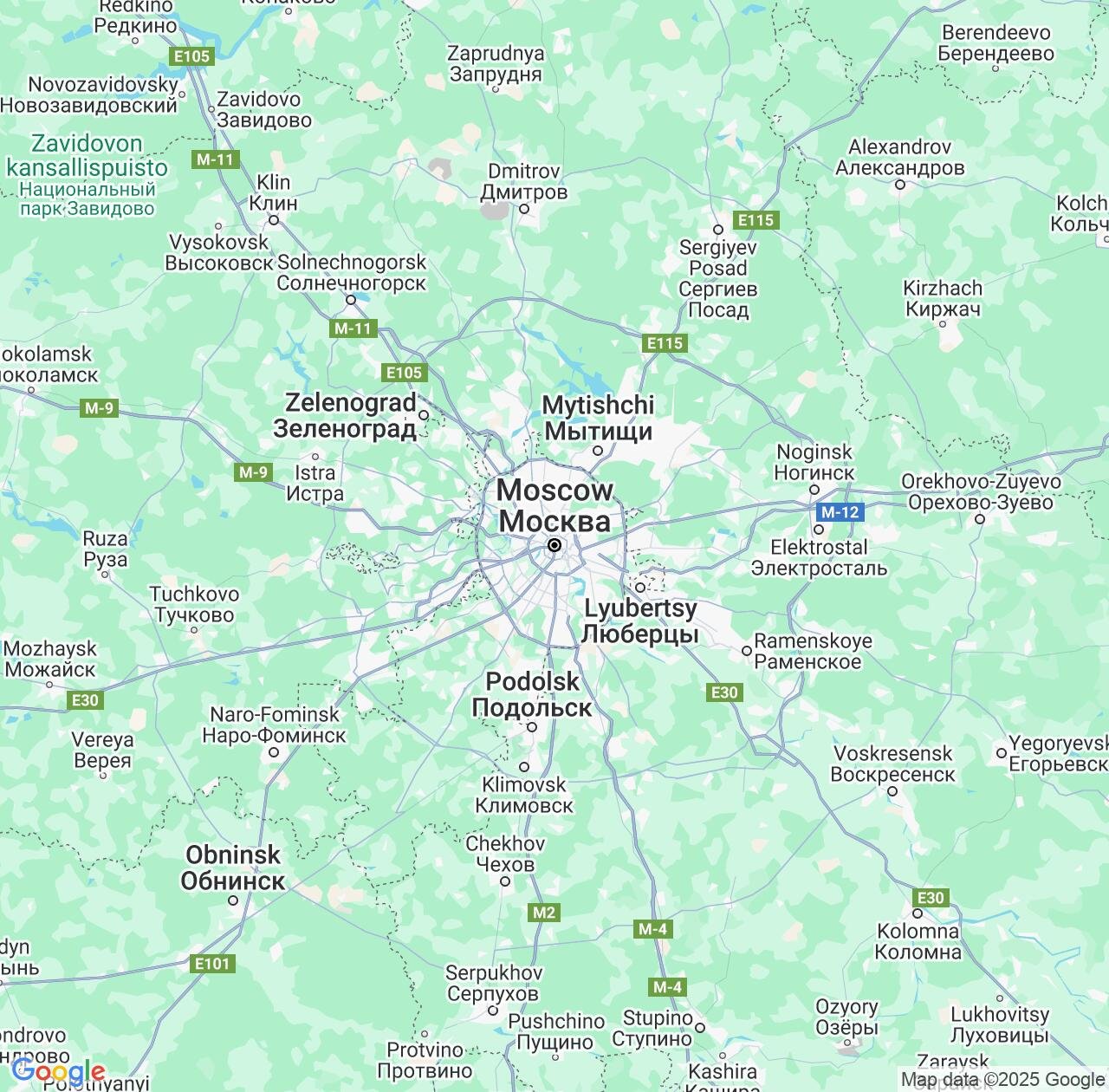 Map image for Intellectual Property Lawyers in Novyye Cheremushki and Moscow IP firms at coordinates  ; .