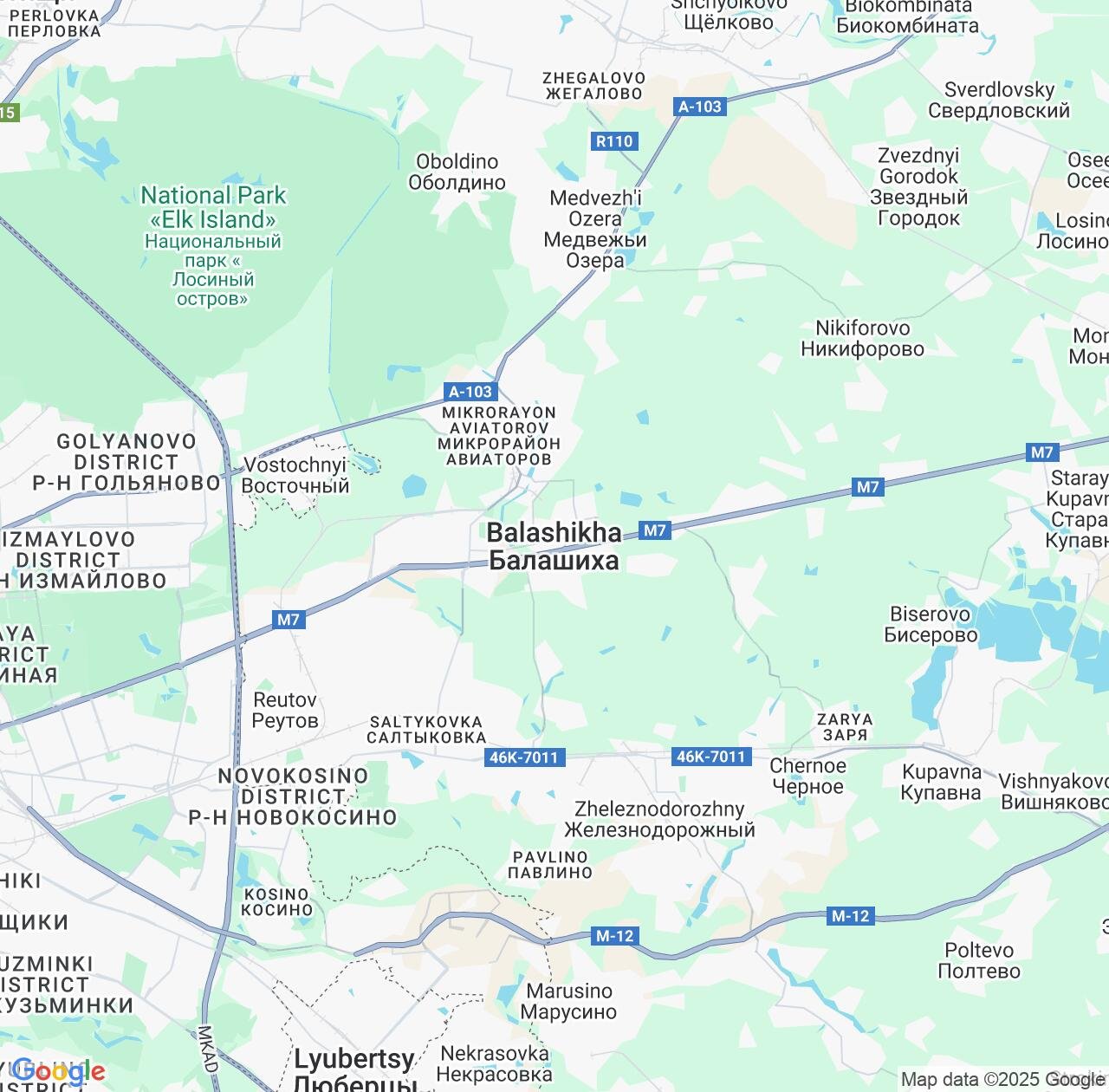 Map image for Intellectual Property Lawyers in Balashikha and Moscow Oblast IP firms at coordinates  ; .