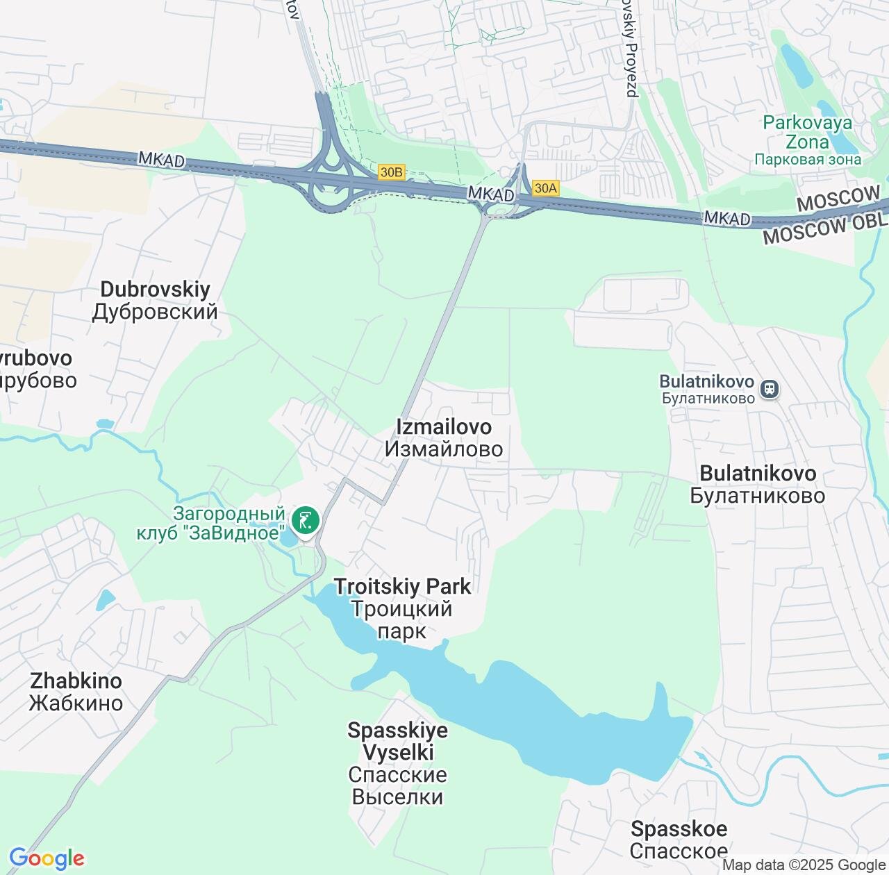 Map image for Intellectual Property Lawyers in Izmaylovo and Moscow Oblast IP firms at coordinates  ; .