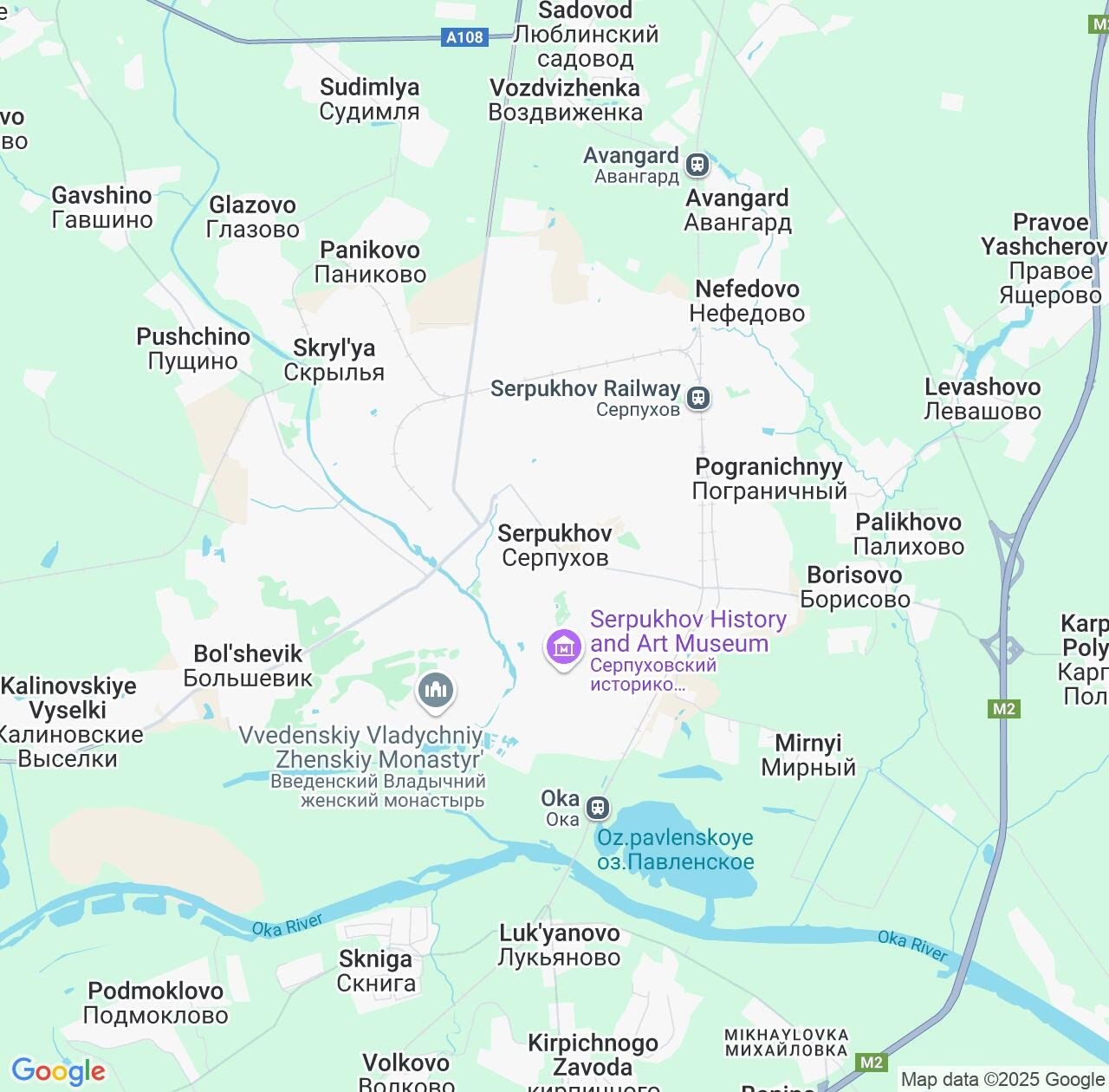Map image for Intellectual Property Lawyers in Serpukhov and Moscow Oblast IP firms at coordinates  ; .