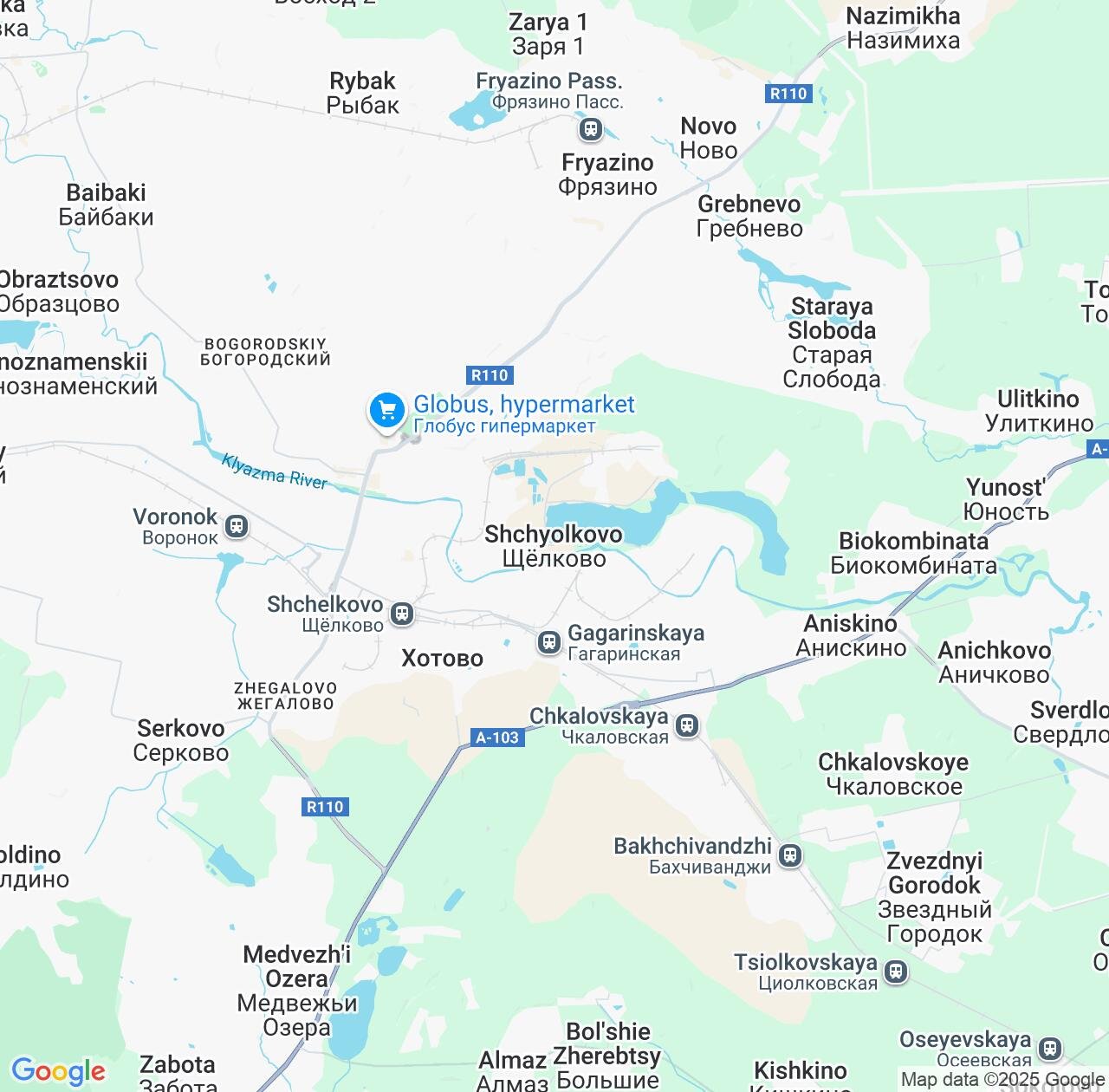Map image for Intellectual Property Lawyers in Shchyolkovo and Moscow Oblast IP firms at coordinates  ; .