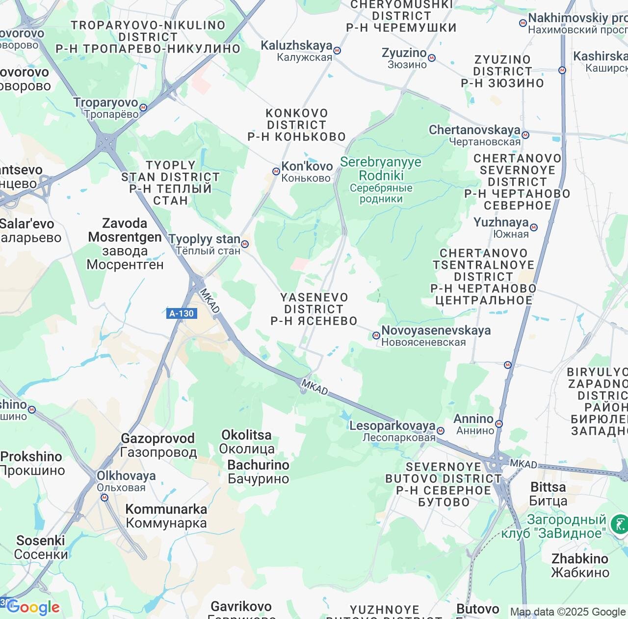 Map image for Intellectual Property Lawyers in Yasenevo and Moscow IP firms at coordinates  ; .