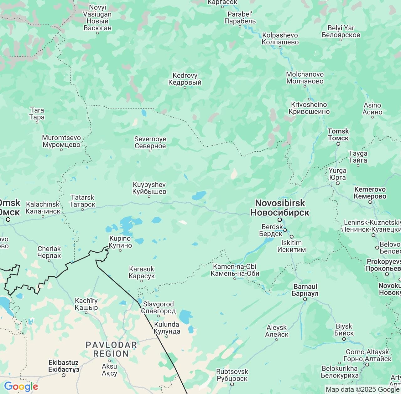 Map image for Intellectual Property Lawyers in Novosibirsk and Novosibirsk Oblast IP firms at coordinates  ; .