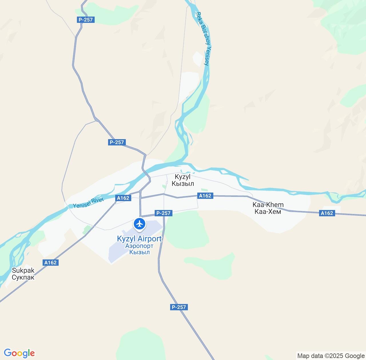 Map image for Intellectual Property Lawyers in Kyzyl and Republic of Tyva IP firms at coordinates  ; .