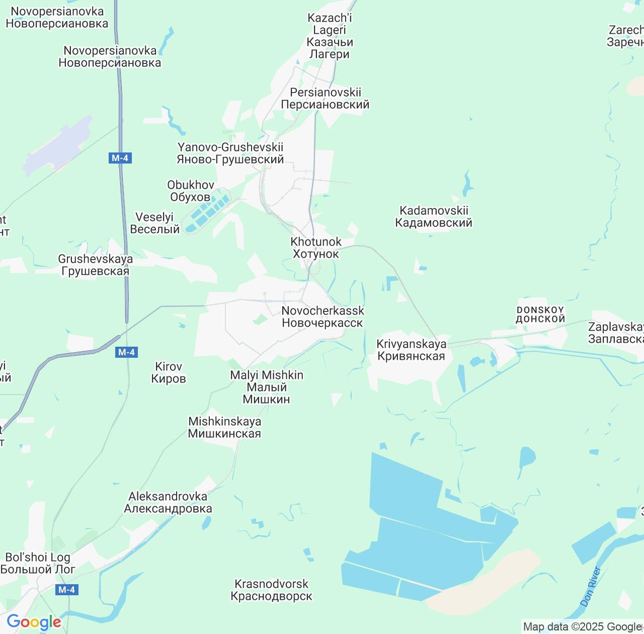 Map image for Intellectual Property Lawyers in Novocherkassk and Rostov IP firms at coordinates  ; .