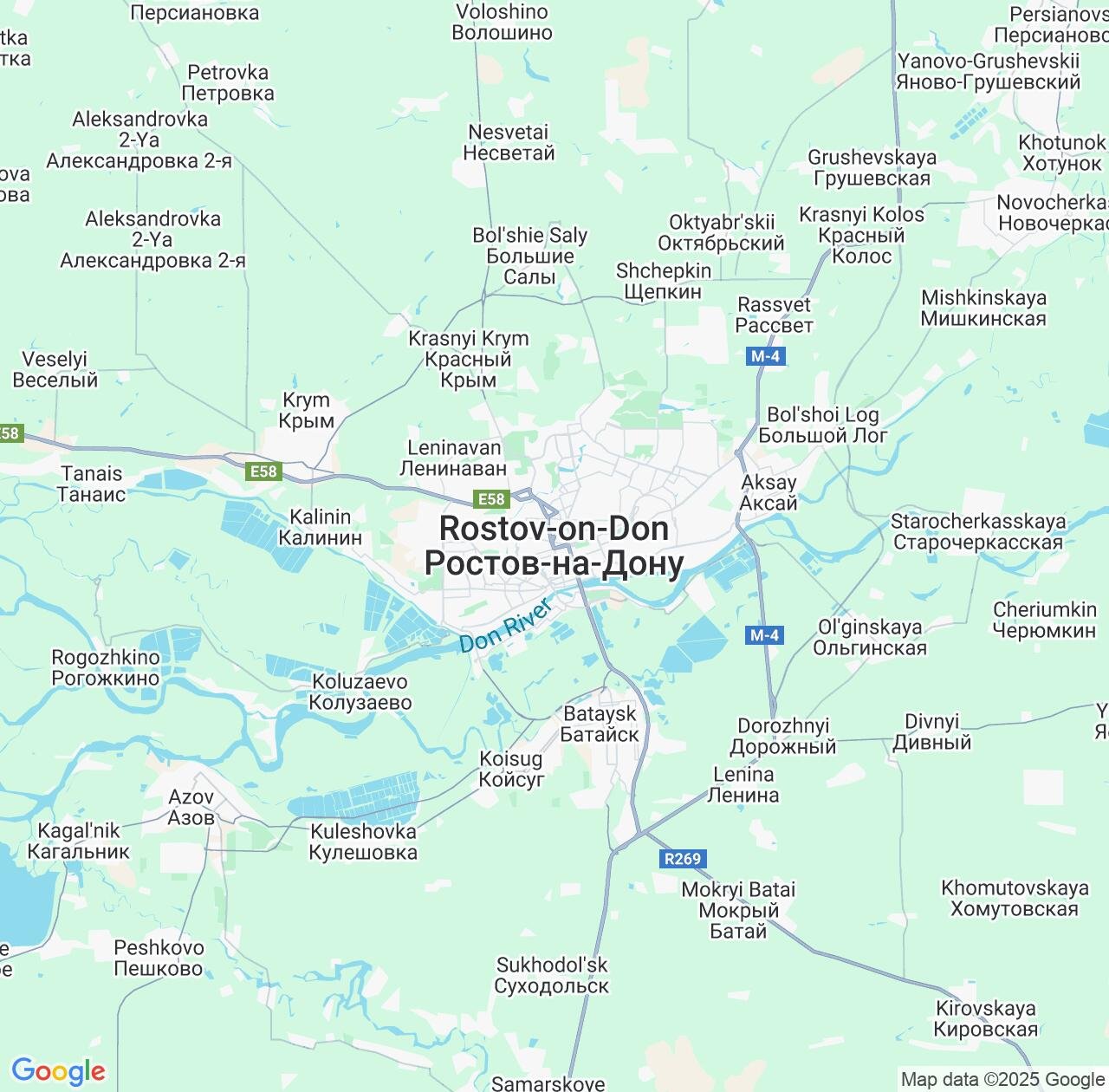 Map image for Intellectual Property Lawyers in Rostov-na-Donu and Rostov IP firms at coordinates  ; .