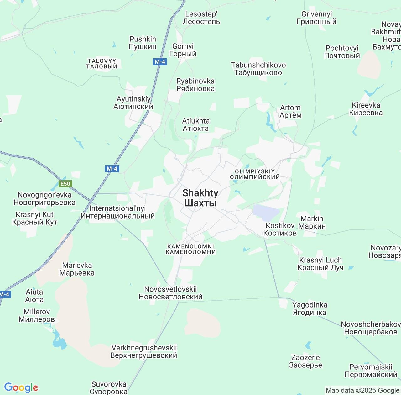Map image for Intellectual Property Lawyers in Shakhty and Rostov IP firms at coordinates  ; .