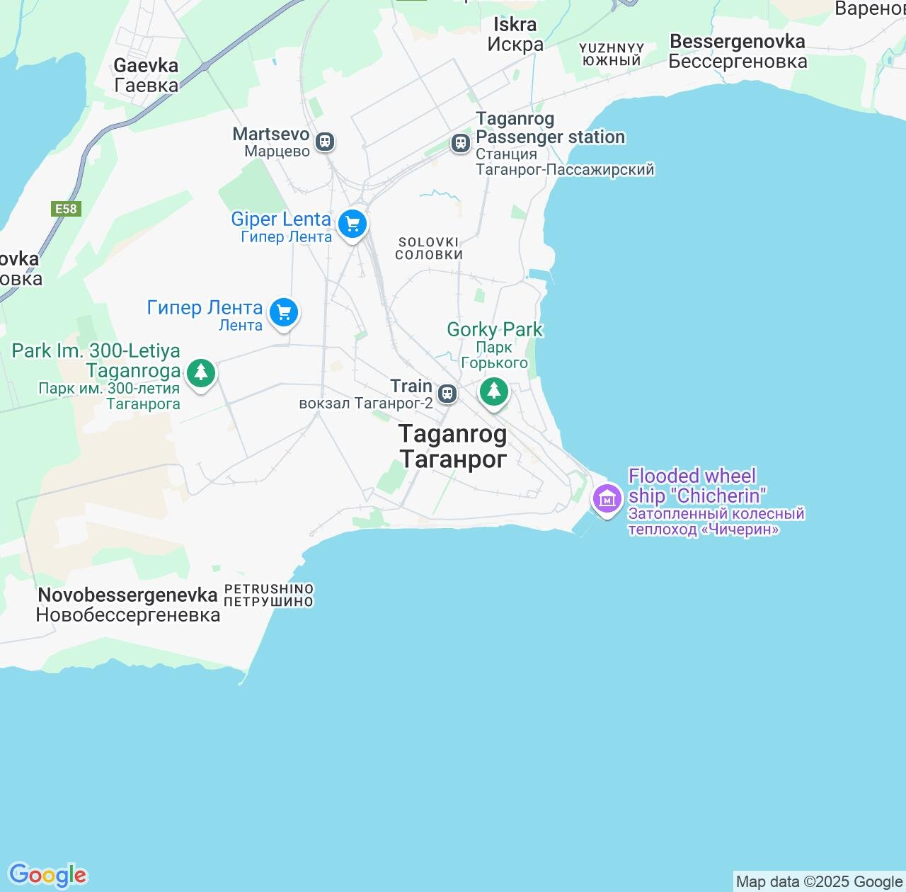 Map image for Intellectual Property Lawyers in Taganrog and Rostov IP firms at coordinates  ; .
