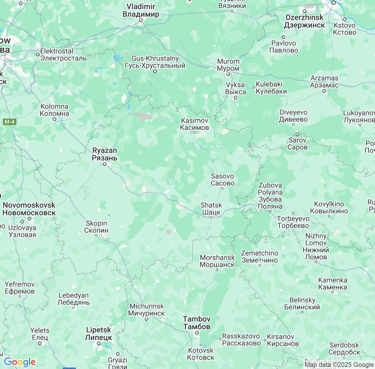 Map image for Intellectual Property Lawyers in Ryazan' and Ryazan Oblast IP firms at coordinates  ; .