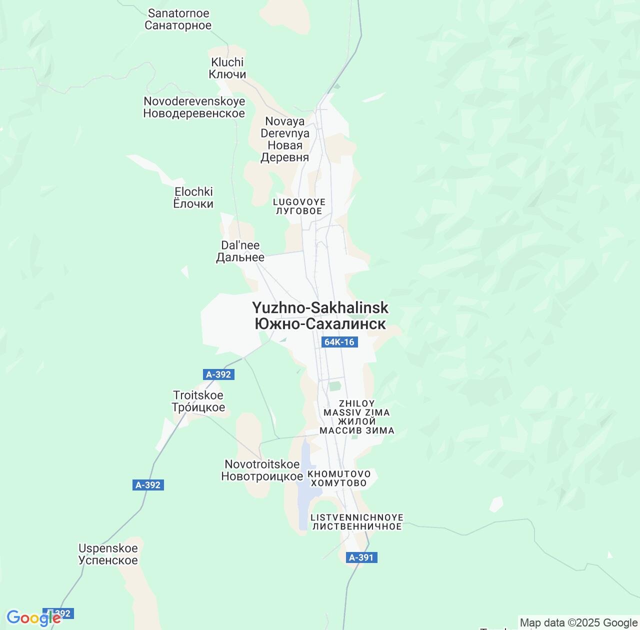 Map image for Intellectual Property Lawyers in Yuzhno-Sakhalinsk and Sakhalin Oblast IP firms at coordinates  ; .