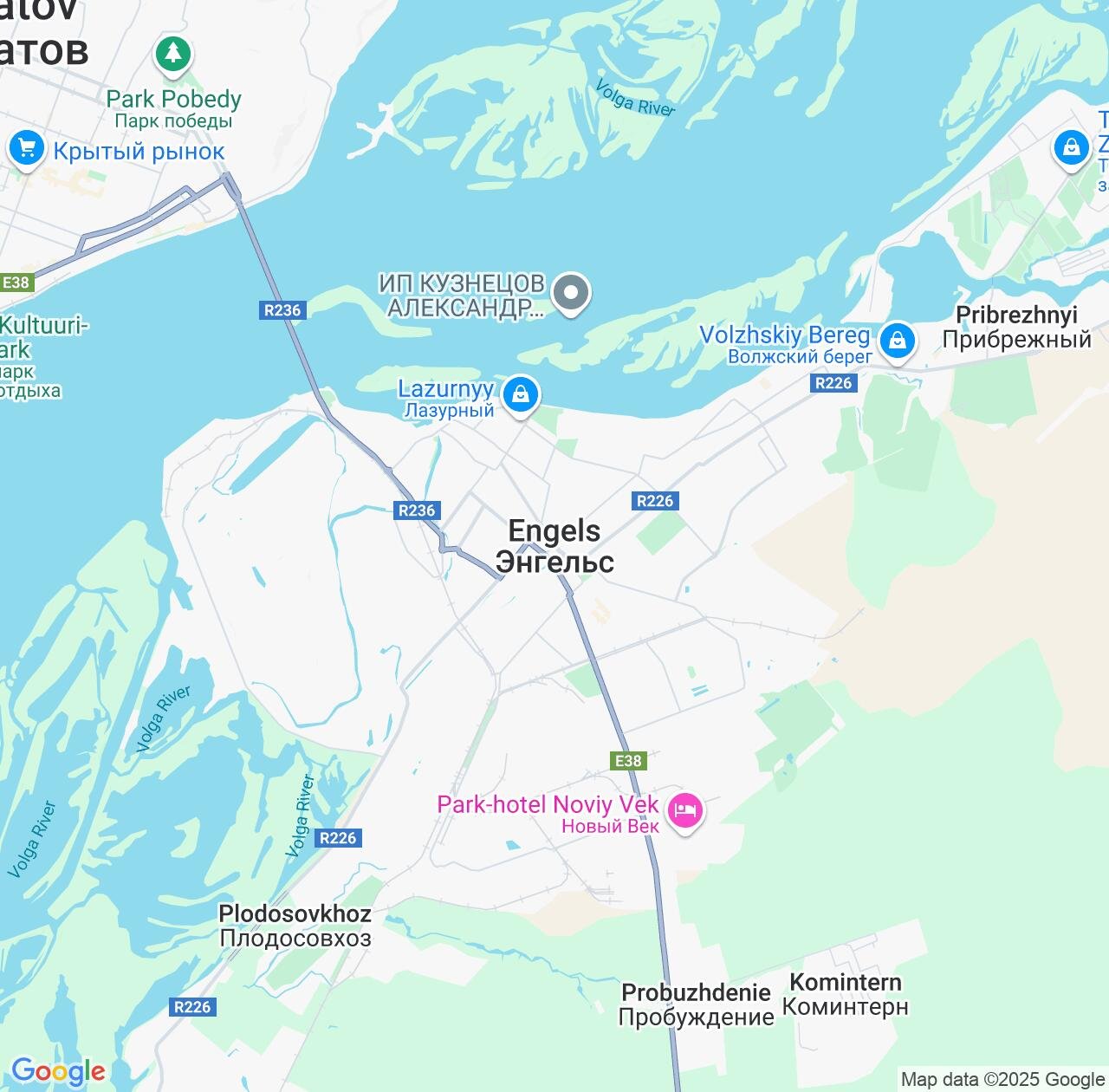 Map image for Intellectual Property Lawyers in Engels and Saratov Oblast IP firms at coordinates  ; .