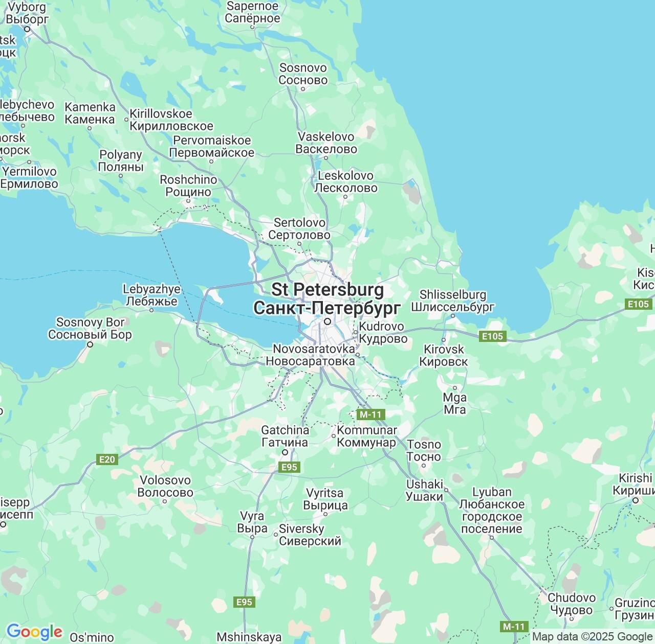 Map image for Intellectual Property Lawyers in Centralniy and St.-Petersburg IP firms at coordinates  ; .