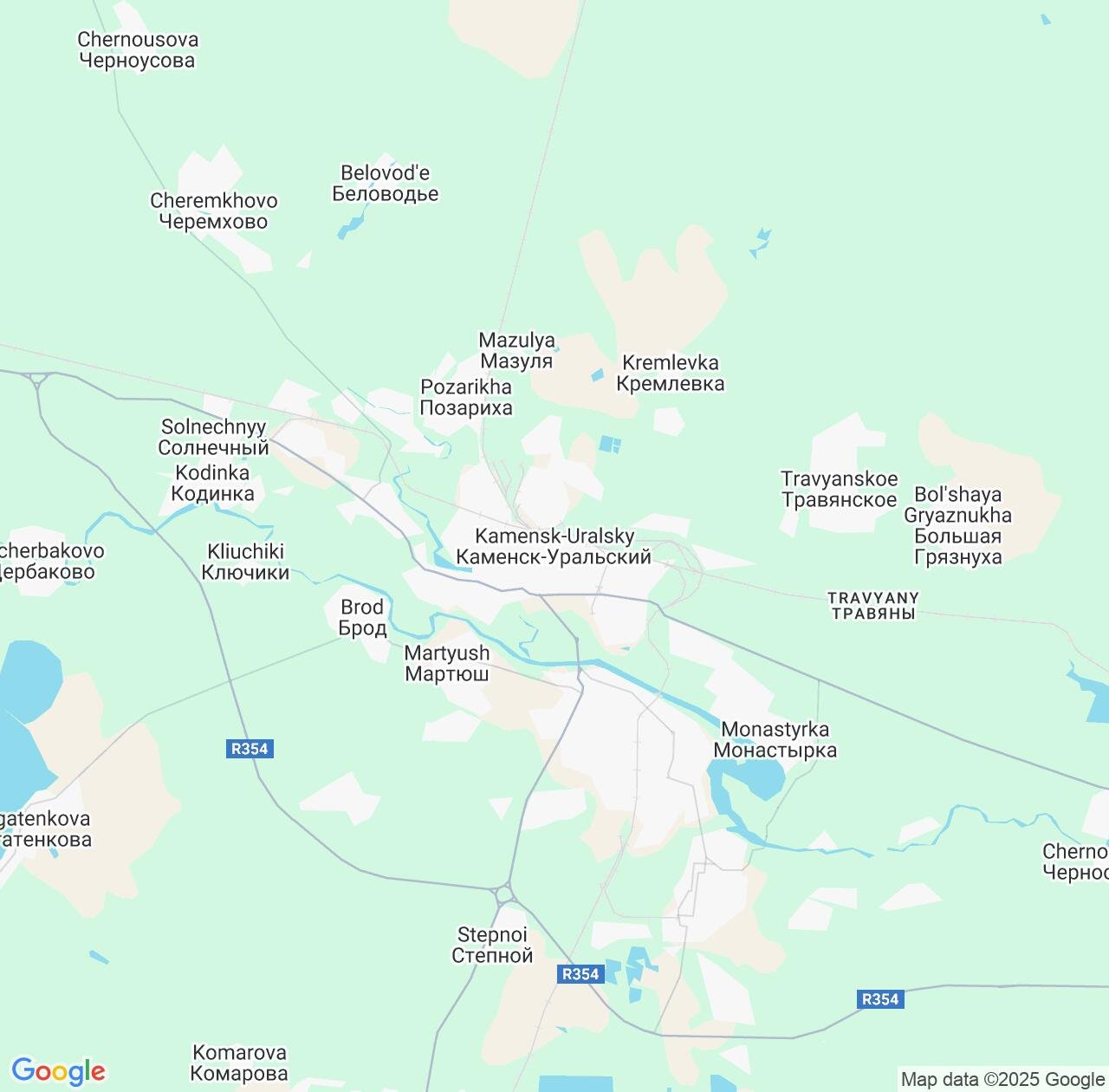Map image for Intellectual Property Lawyers in Kamensk-Ural'skiy and Sverdlovsk Oblast IP firms at coordinates  ; .
