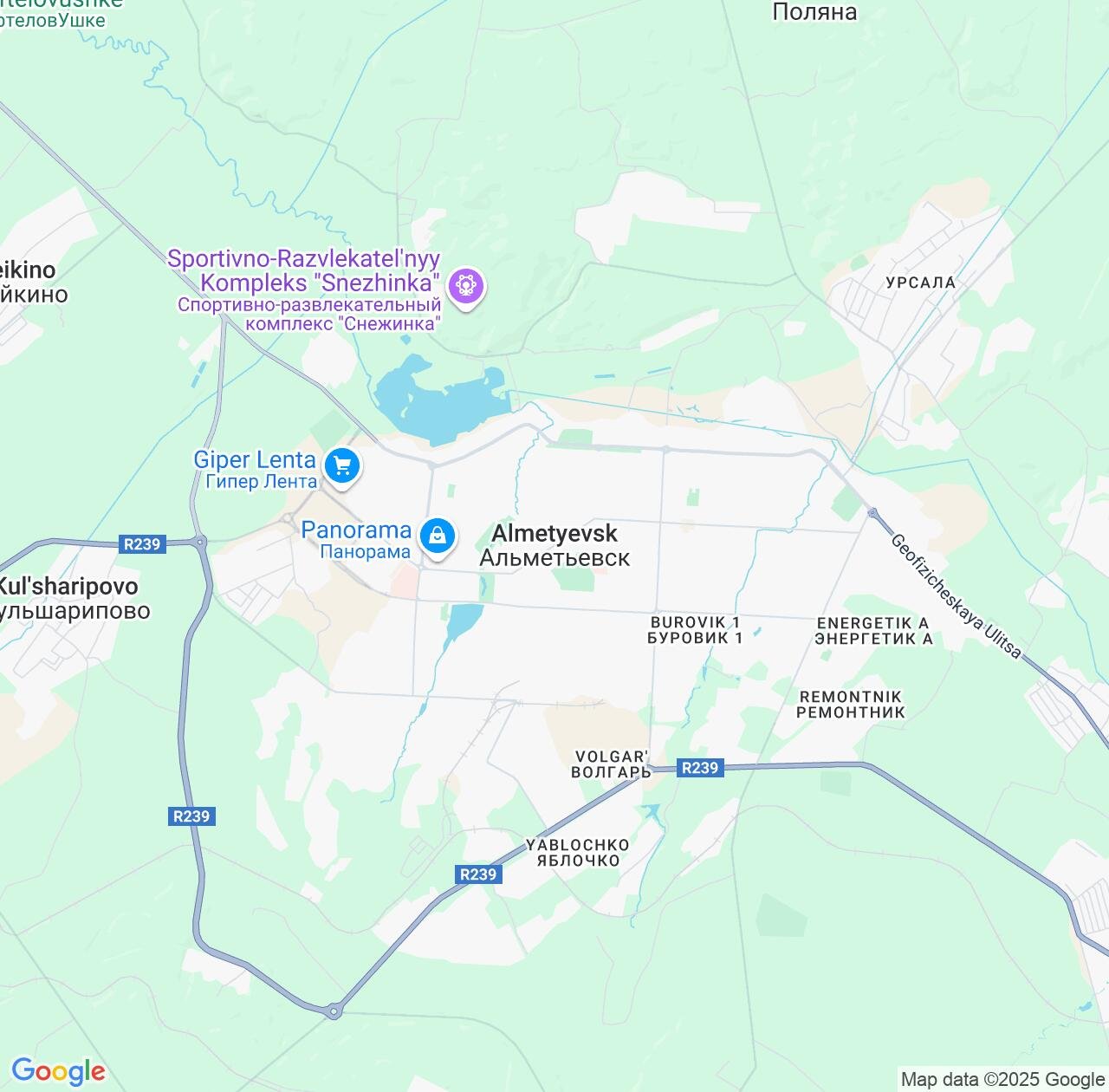 Map image for Intellectual Property Lawyers in Al'met'yevsk and Tatarstan Republic IP firms at coordinates  ; .