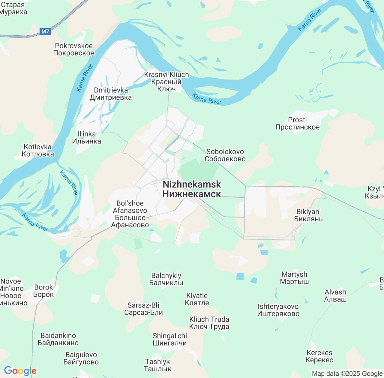 Map image for Intellectual Property Lawyers in Nizhnekamsk and Tatarstan Republic IP firms at coordinates  ; .