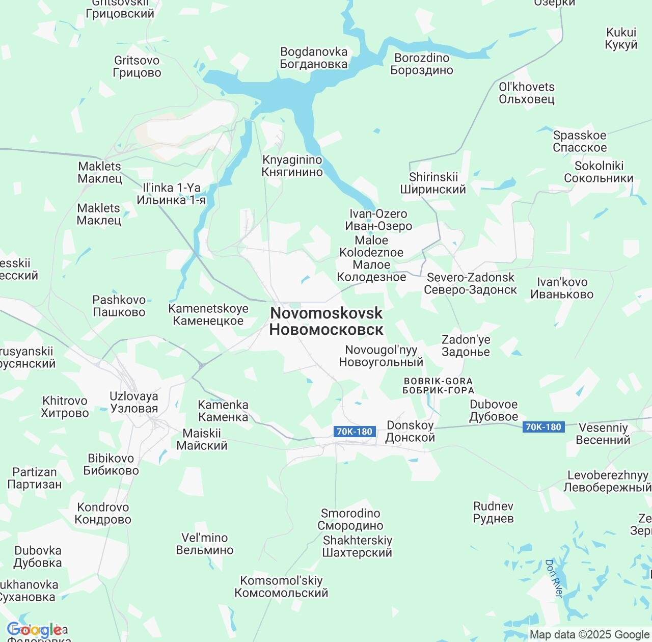 Map image for Intellectual Property Lawyers in Novomoskovsk and Tula Oblast IP firms at coordinates  ; .