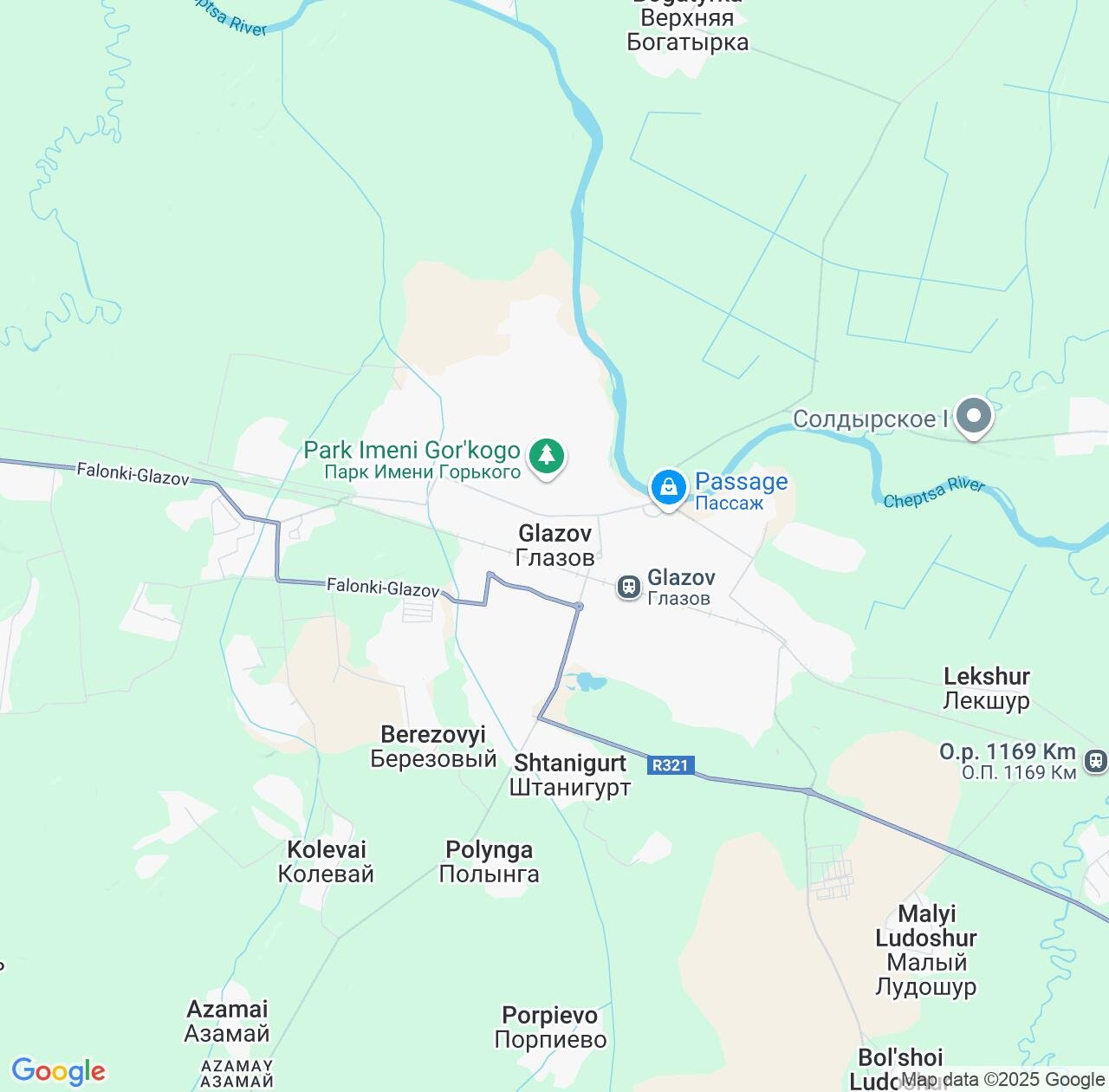 Map image for Intellectual Property Lawyers in Glazov and Udmurtiya Republic IP firms at coordinates  ; .