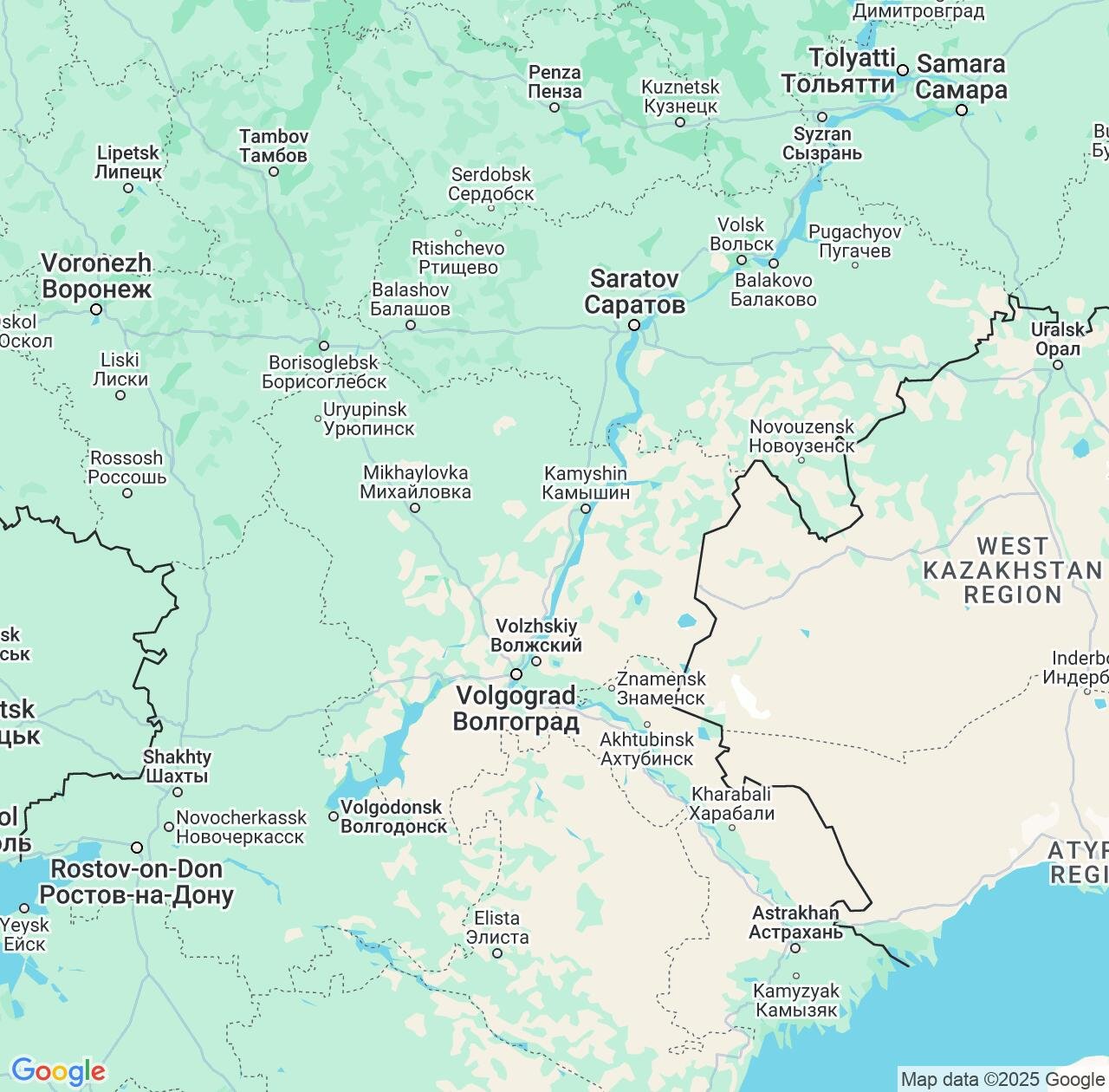 Map image for Intellectual Property Lawyers in Volgograd and Volgograd Oblast IP firms at coordinates  ; .