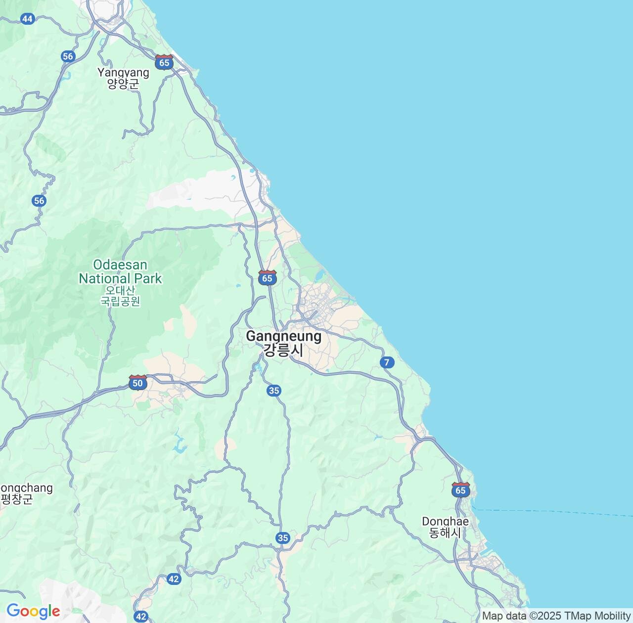 Map image for Intellectual Property Lawyers in Gangneung and Gangwon-do IP firms at coordinates  ; .