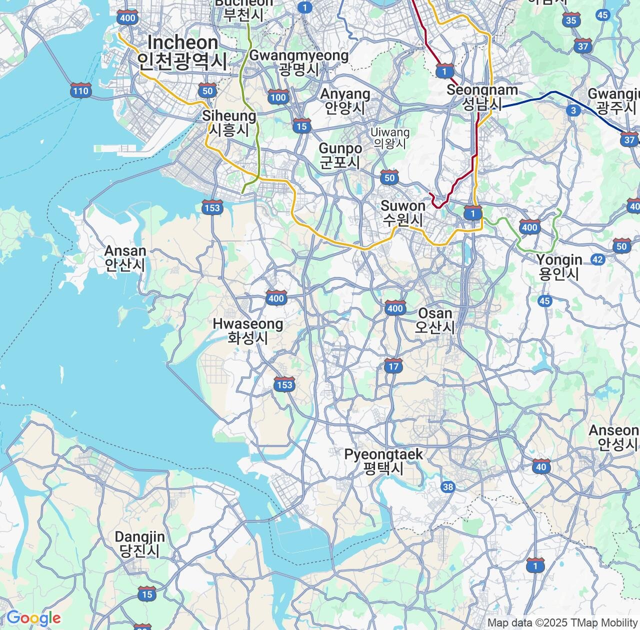 Map image for Intellectual Property Lawyers in Hwaseong-si and Gyeonggi-do IP firms at coordinates  ; .
