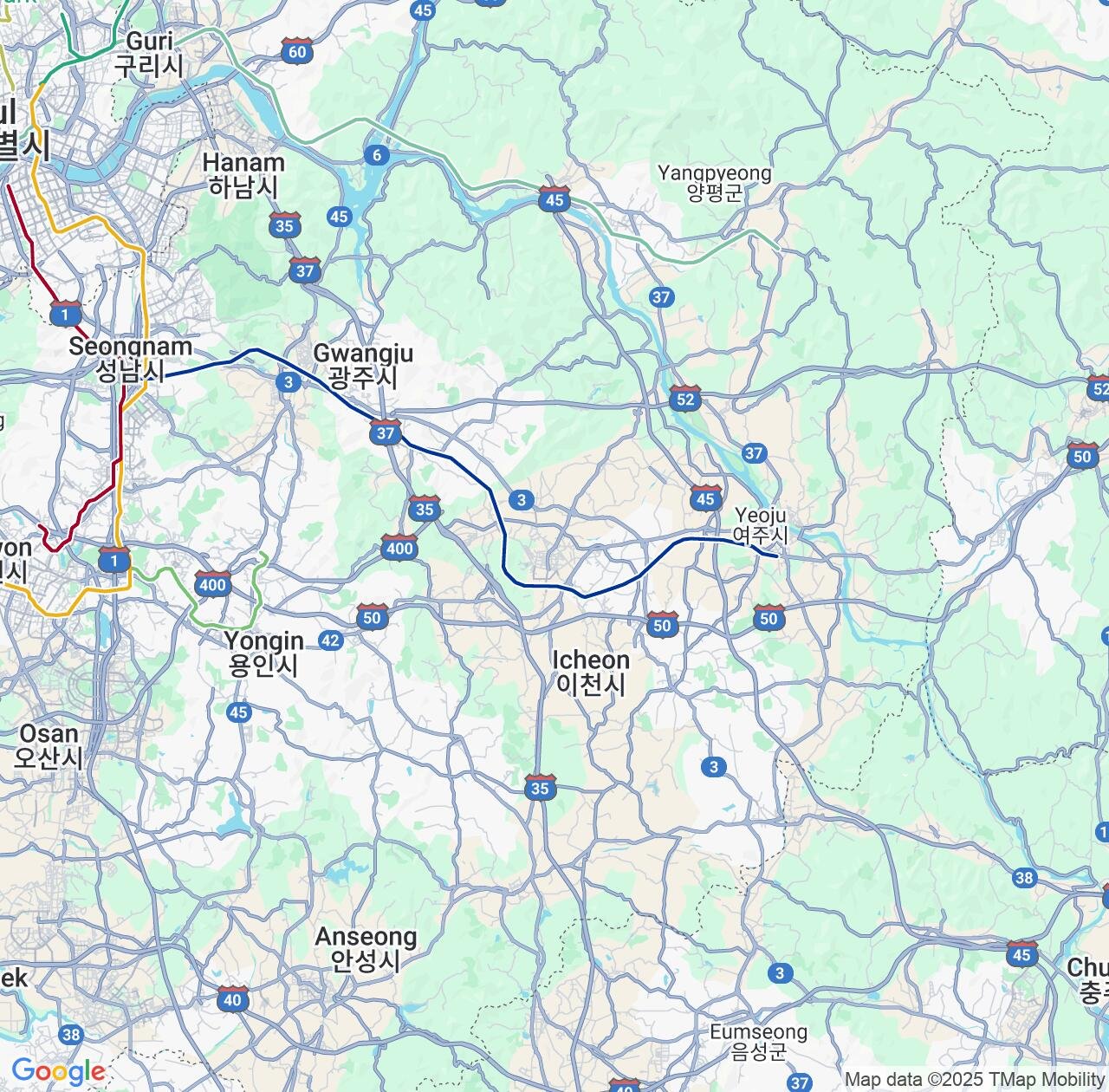 Map image for Intellectual Property Lawyers in Icheon-si and Gyeonggi-do IP firms at coordinates  ; .