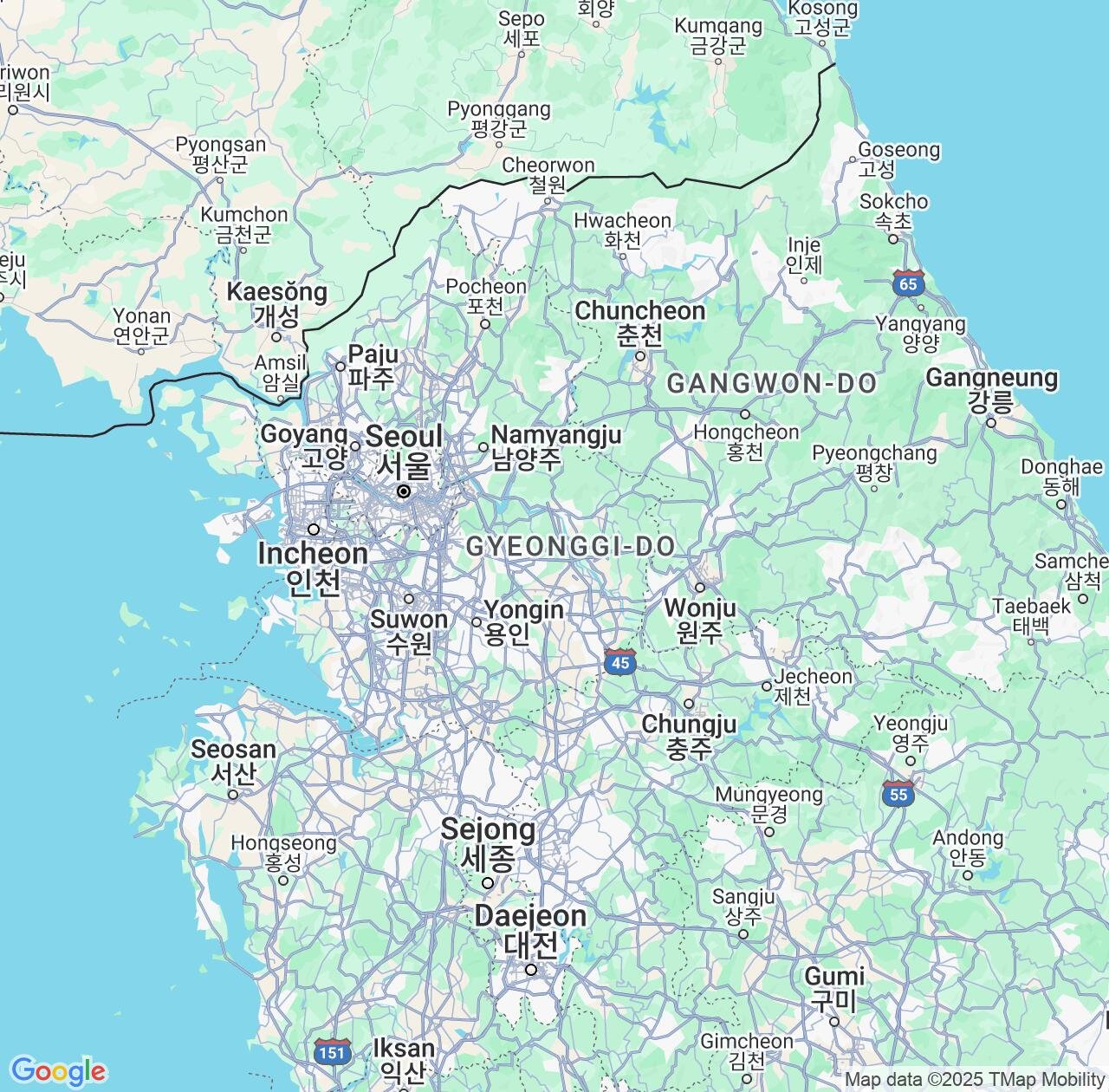 Map image for Intellectual Property Lawyers in Gyeonggi-do and South Korea IP firms at coordinates  ; .