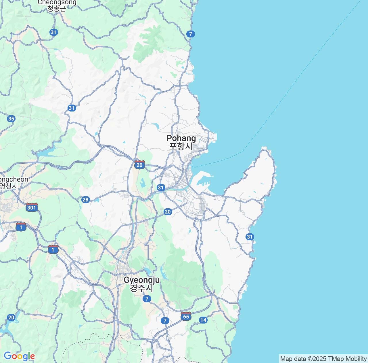 Map image for Intellectual Property Lawyers in Pohang and Gyeongsangbuk-do IP firms at coordinates  ; .