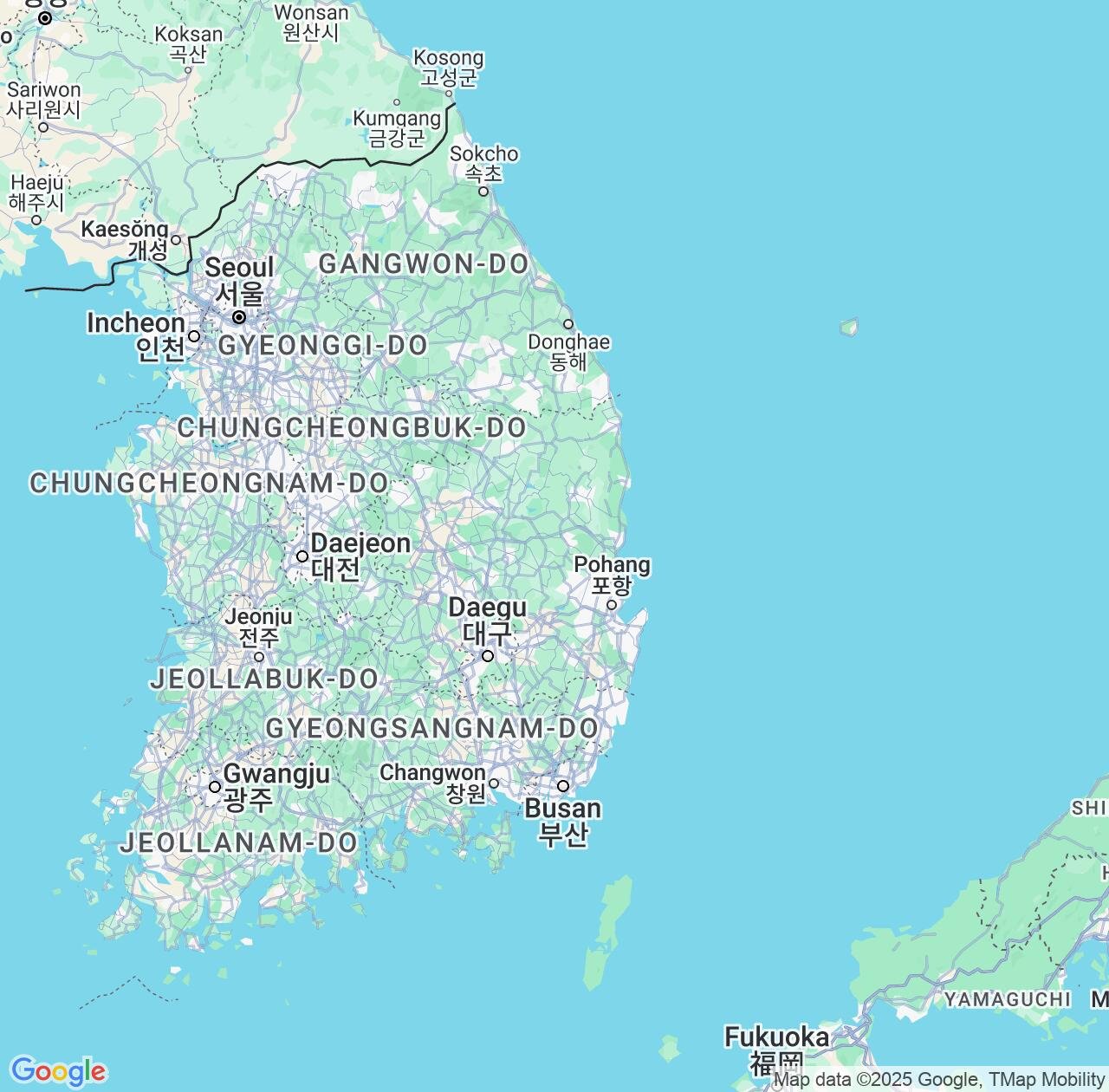Map image for Intellectual Property Lawyers in Gyeongsangbuk-do and South Korea IP firms at coordinates  ; .