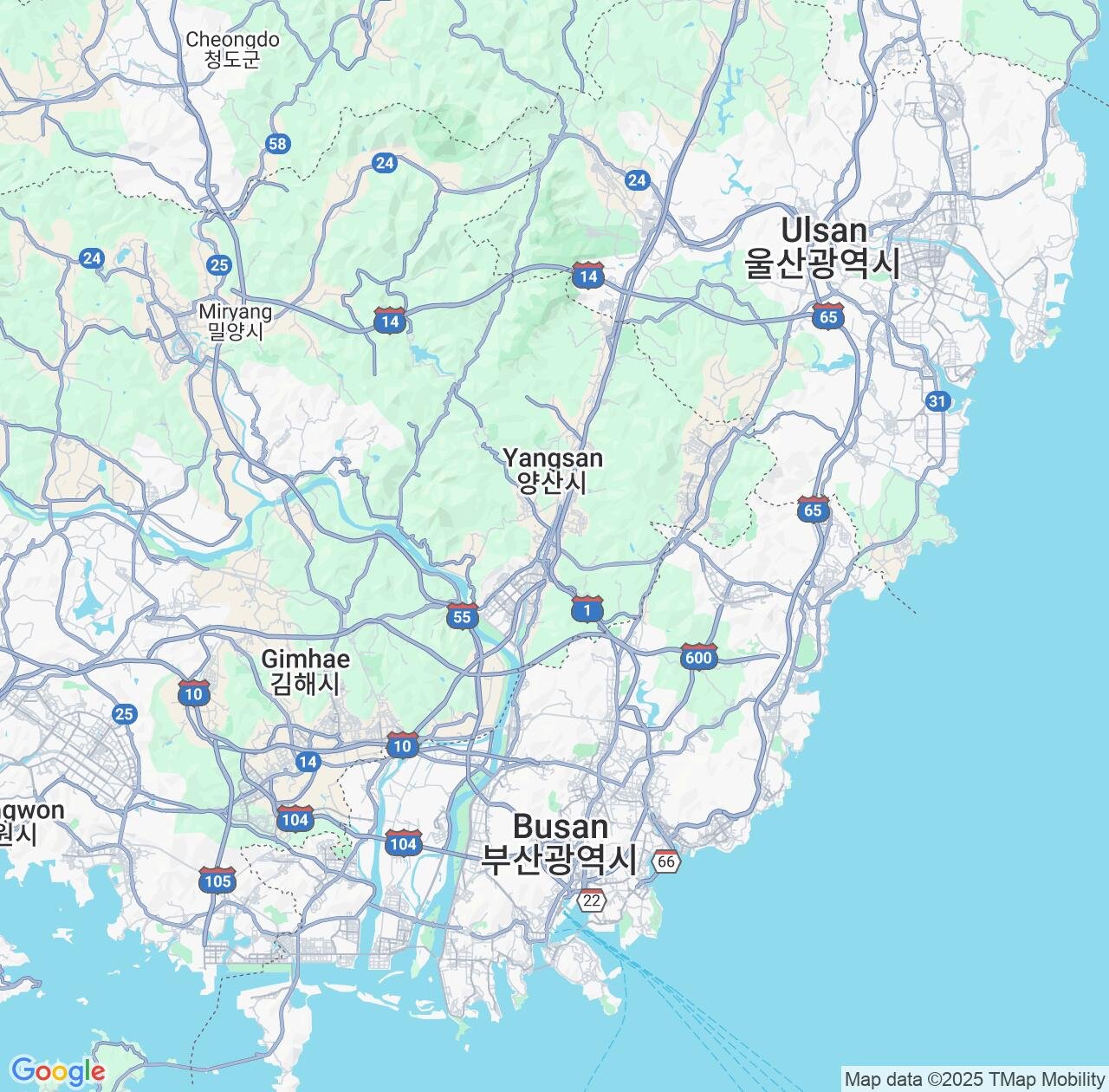 Map image for Intellectual Property Lawyers in Yangsan and Gyeongsangnam-do IP firms at coordinates  ; .
