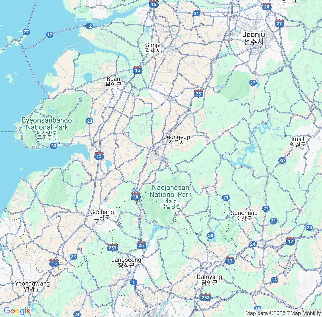 Map image for Intellectual Property Lawyers in Jeongeup and Jeollabuk-do IP firms at coordinates  ; .