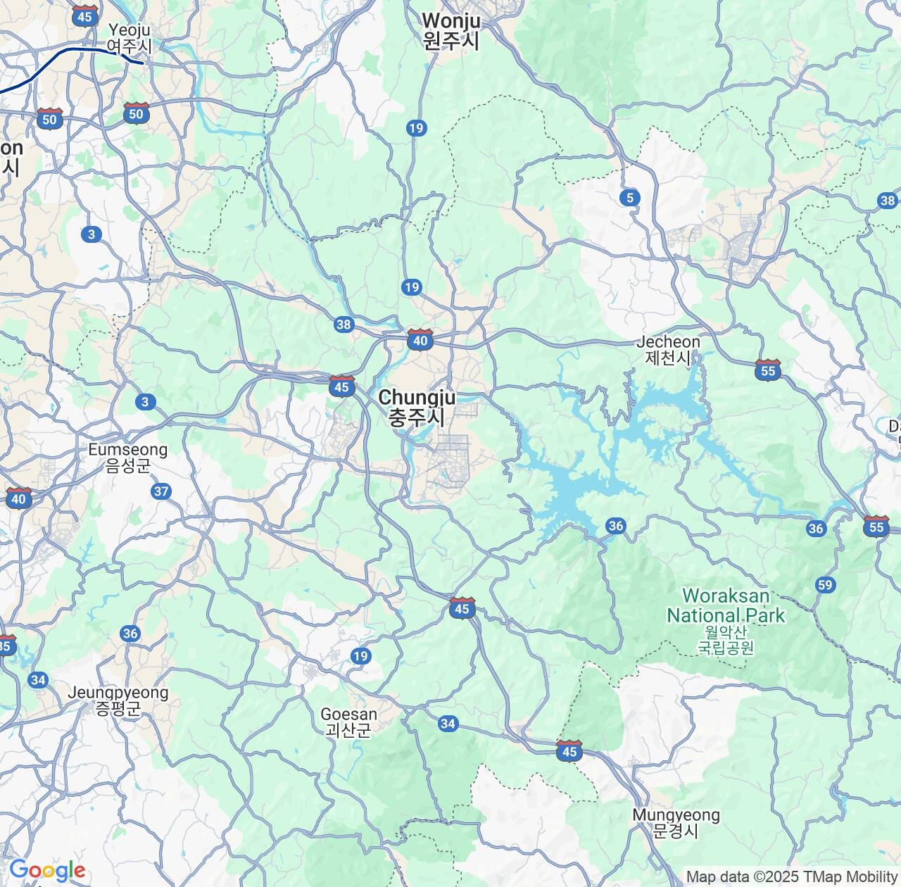 Map image for Intellectual Property Lawyers in Chungju and North Chungcheong IP firms at coordinates  ; .