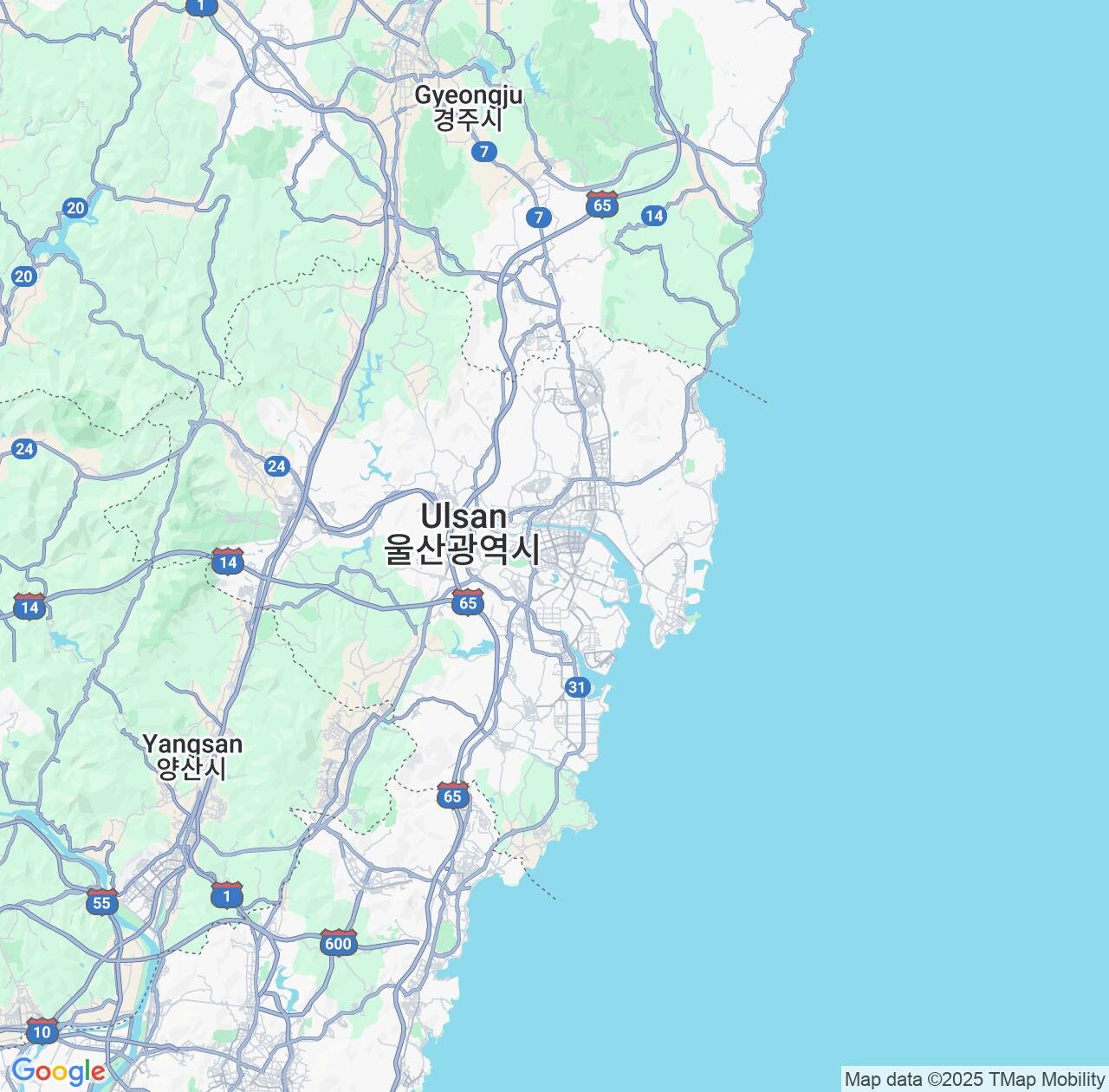 Map image for Intellectual Property Lawyers in Ulsan and South Korea IP firms at coordinates  ; .
