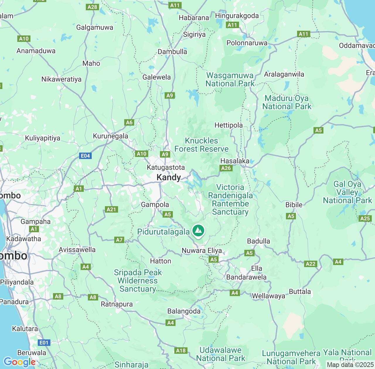Map image for Intellectual Property Lawyers in Central Province and Sri Lanka IP firms at coordinates  ; .