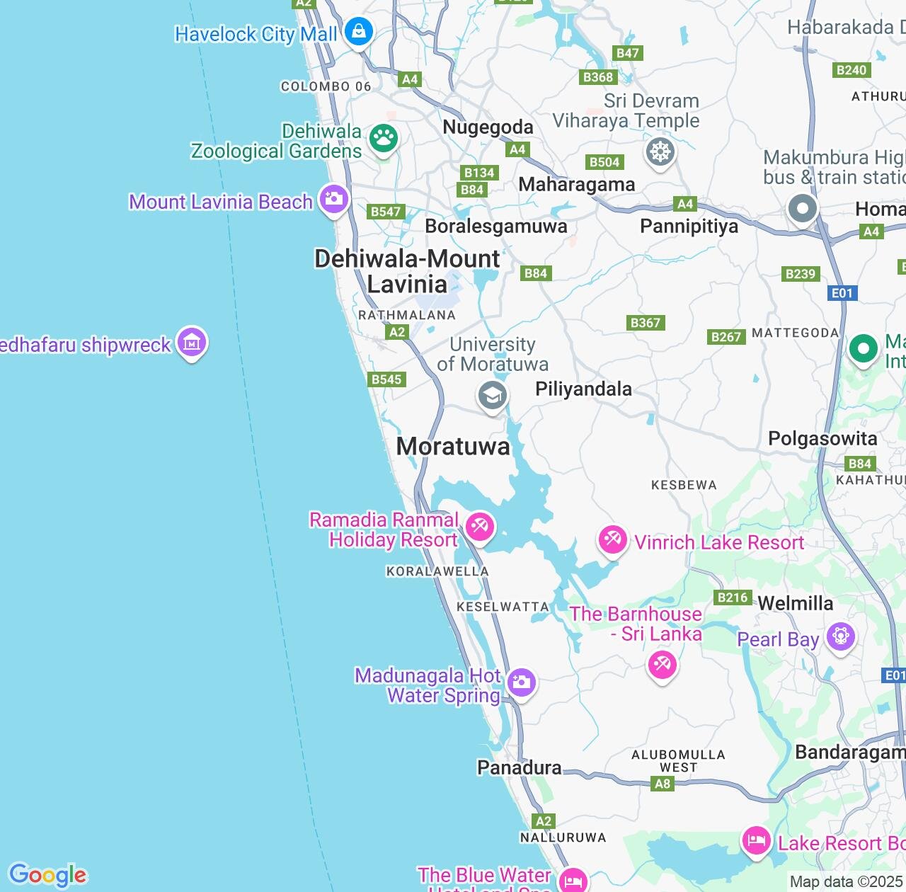 Map image for Intellectual Property Lawyers in Moratuwa and Western Province IP firms at coordinates  ; .