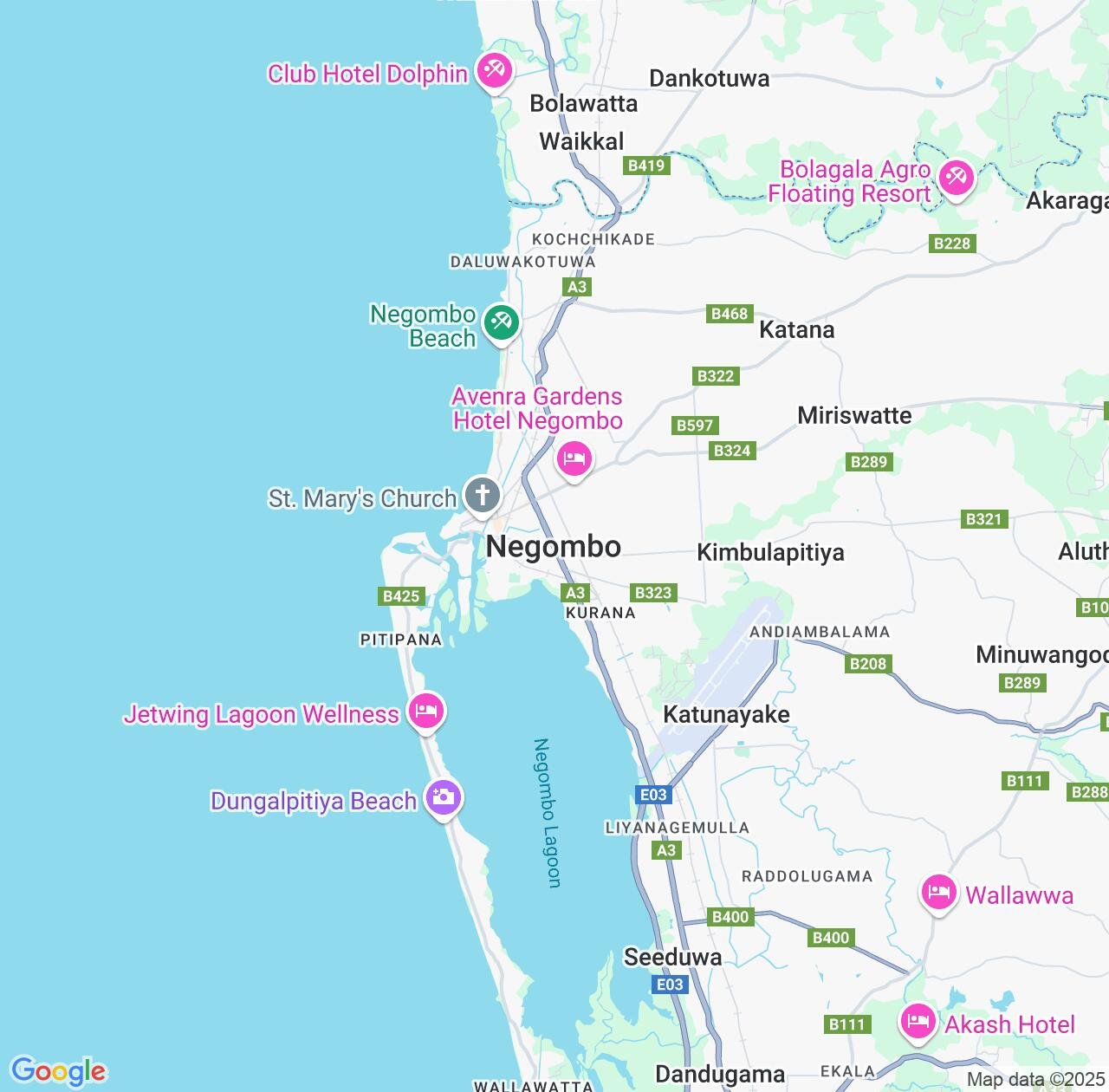 Map image for Intellectual Property Lawyers in Negombo and Western Province IP firms at coordinates  ; .