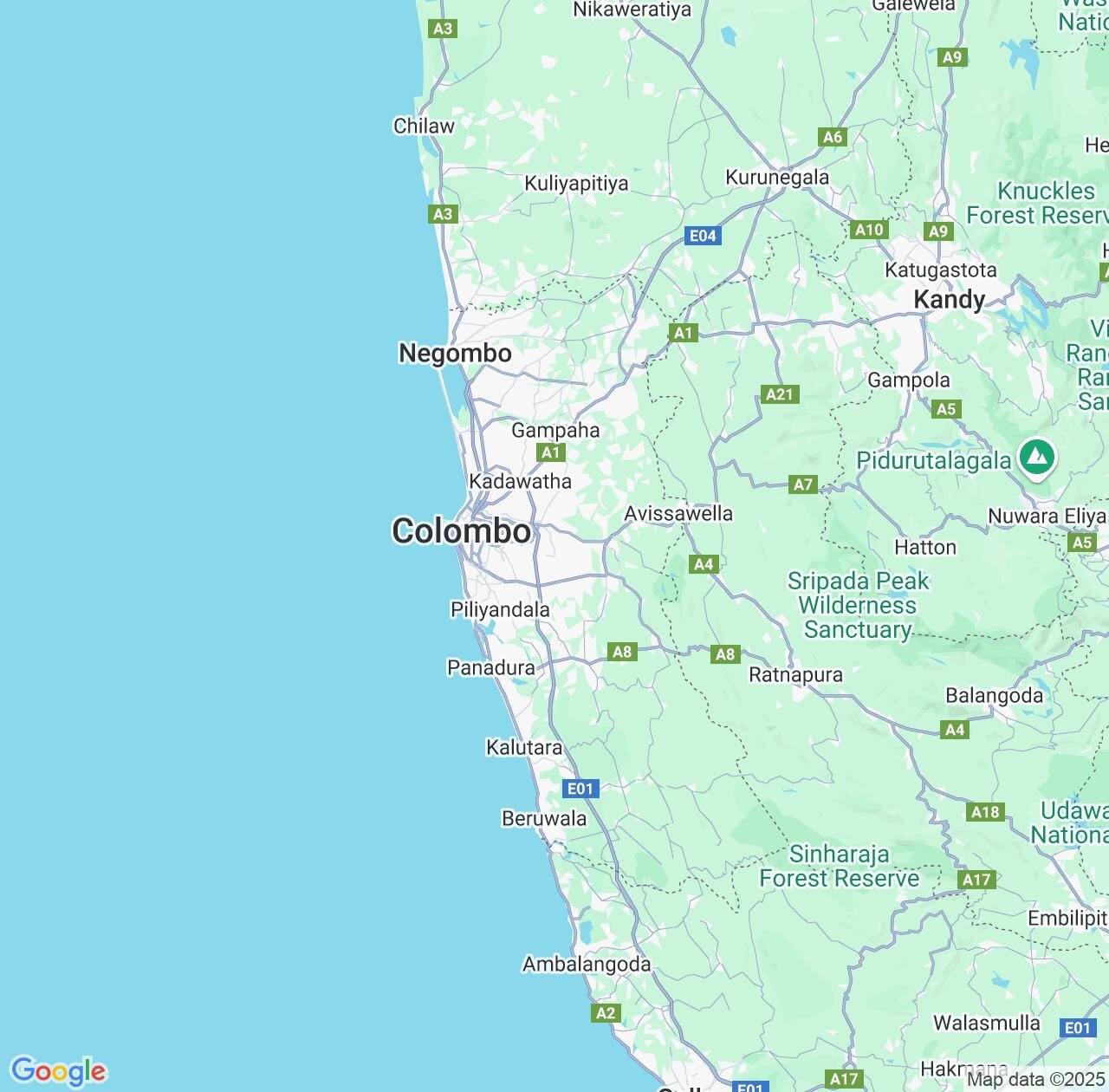 Map image for Intellectual Property Lawyers in Western Province and Sri Lanka IP firms at coordinates  ; .