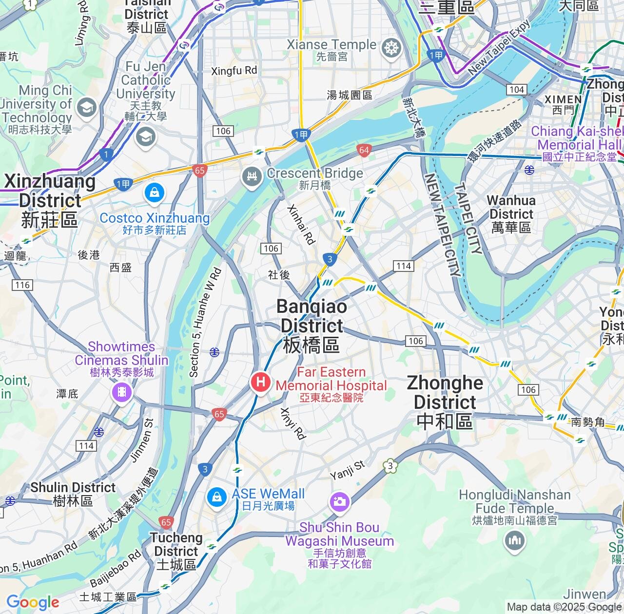 Map image for Intellectual Property Lawyers in Banqiao and Taipei IP firms at coordinates  ; .
