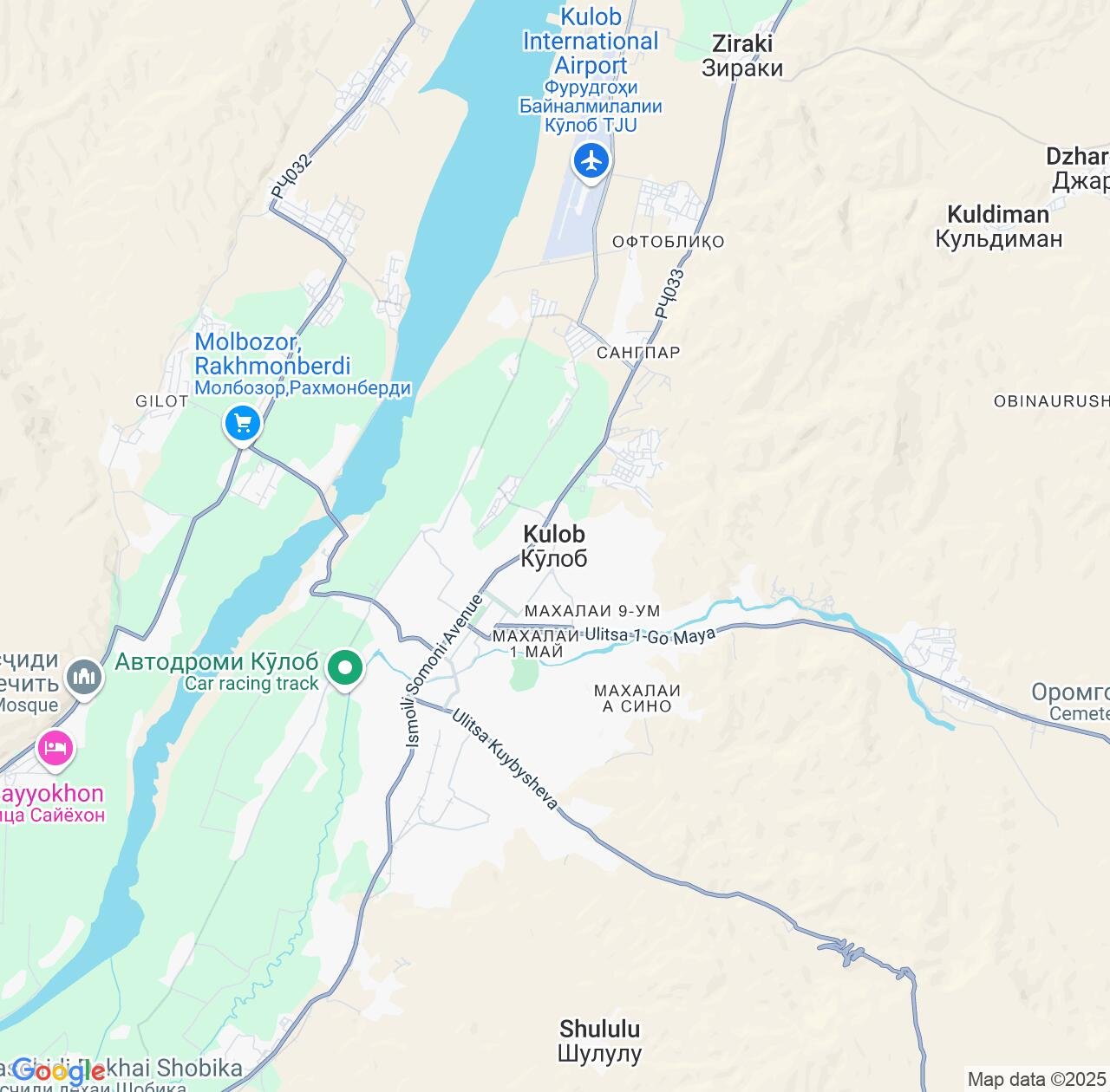 Map image for Intellectual Property Lawyers in Kulob and Khatlon Province IP firms at coordinates  ; .