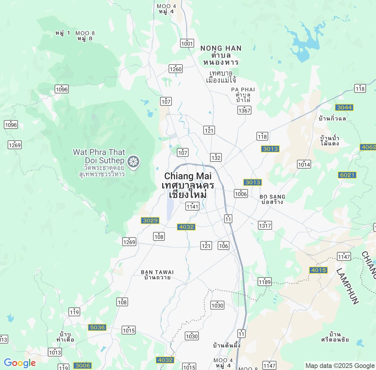 Map image for Intellectual Property Lawyers in Chiang Mai and Thailand IP firms at coordinates  ; .