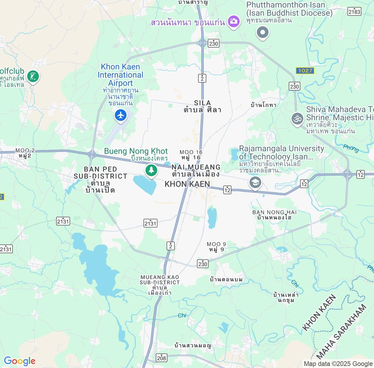 Map image for Intellectual Property Lawyers in Khon Kaen and Thailand IP firms at coordinates  ; .