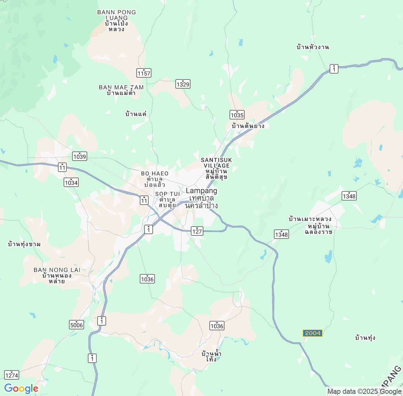 Map image for Intellectual Property Lawyers in Lampang and Thailand IP firms at coordinates  ; .