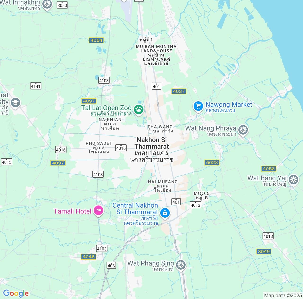 Map image for Intellectual Property Lawyers in Nakhon Si Thammarat and Thailand IP firms at coordinates  ; .