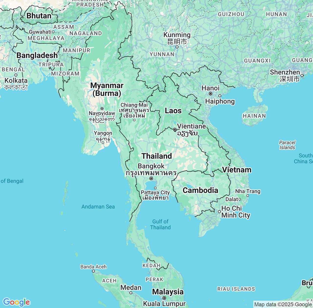 Map image for Intellectual Property Lawyers in Thailand and Asia IP firms at coordinates  ; .