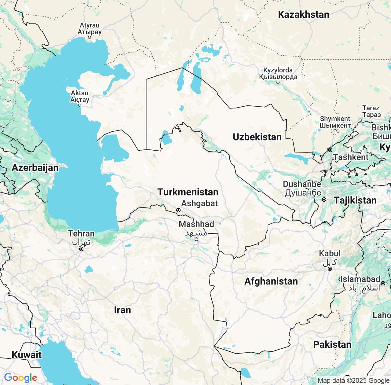 Map image for Intellectual Property Lawyers in Turkmenistan and Asia IP firms at coordinates  ; .