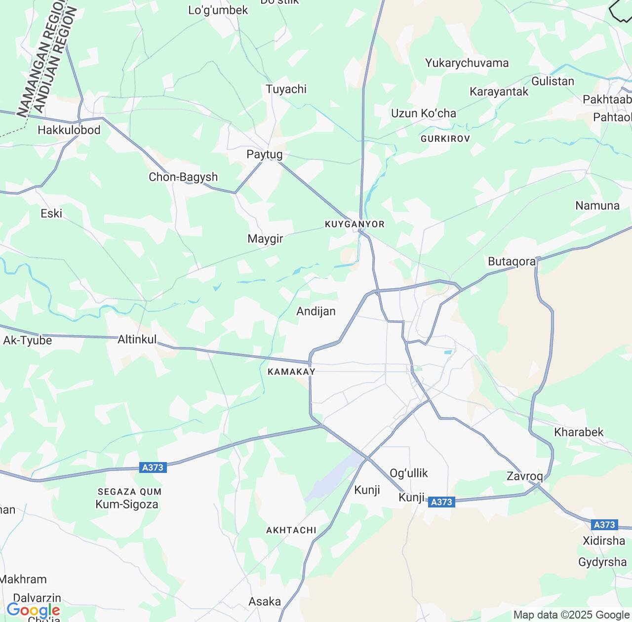 Map image for Intellectual Property Lawyers in Andijon and Andijan Region IP firms at coordinates  ; .