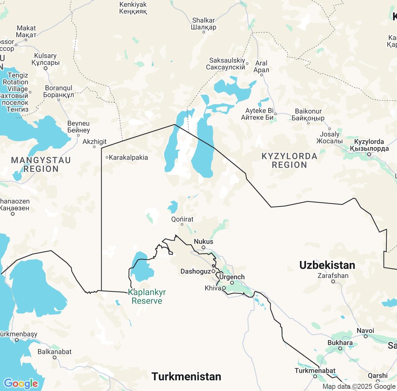 Map image for Intellectual Property Lawyers in Karakalpakstan and Uzbekistan IP firms at coordinates  ; .