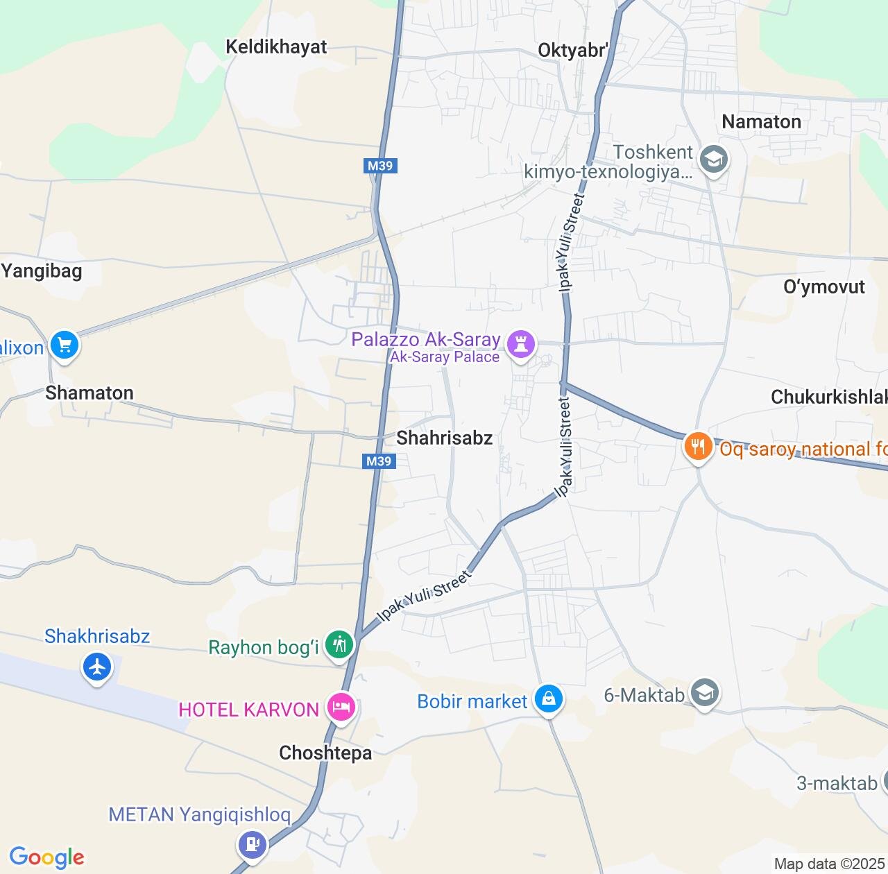 Map image for Intellectual Property Lawyers in Shahrisabz and Qashqadaryo IP firms at coordinates  ; .