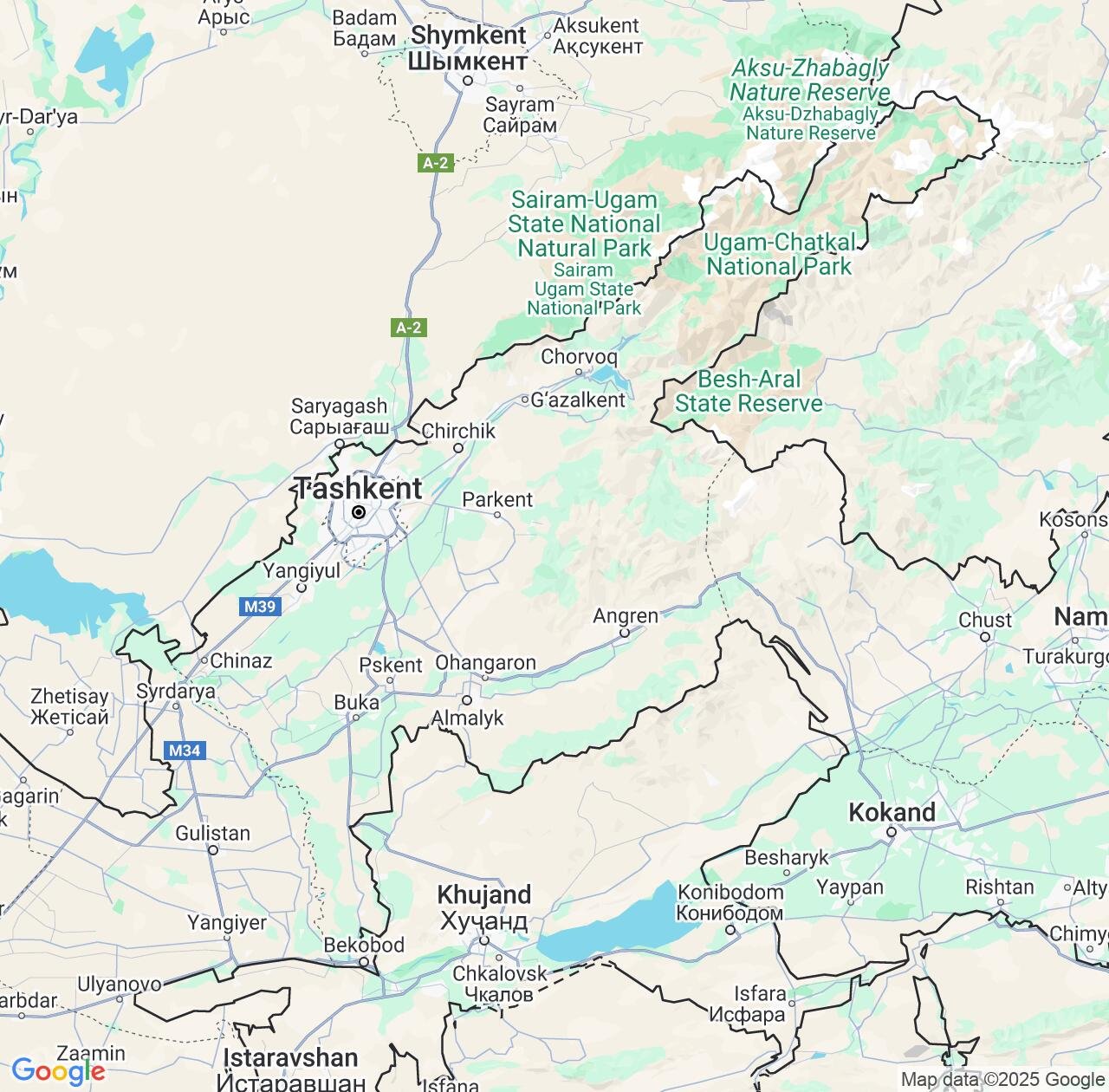 Map image for Intellectual Property Lawyers in Tashkent Region and Uzbekistan IP firms at coordinates  ; .
